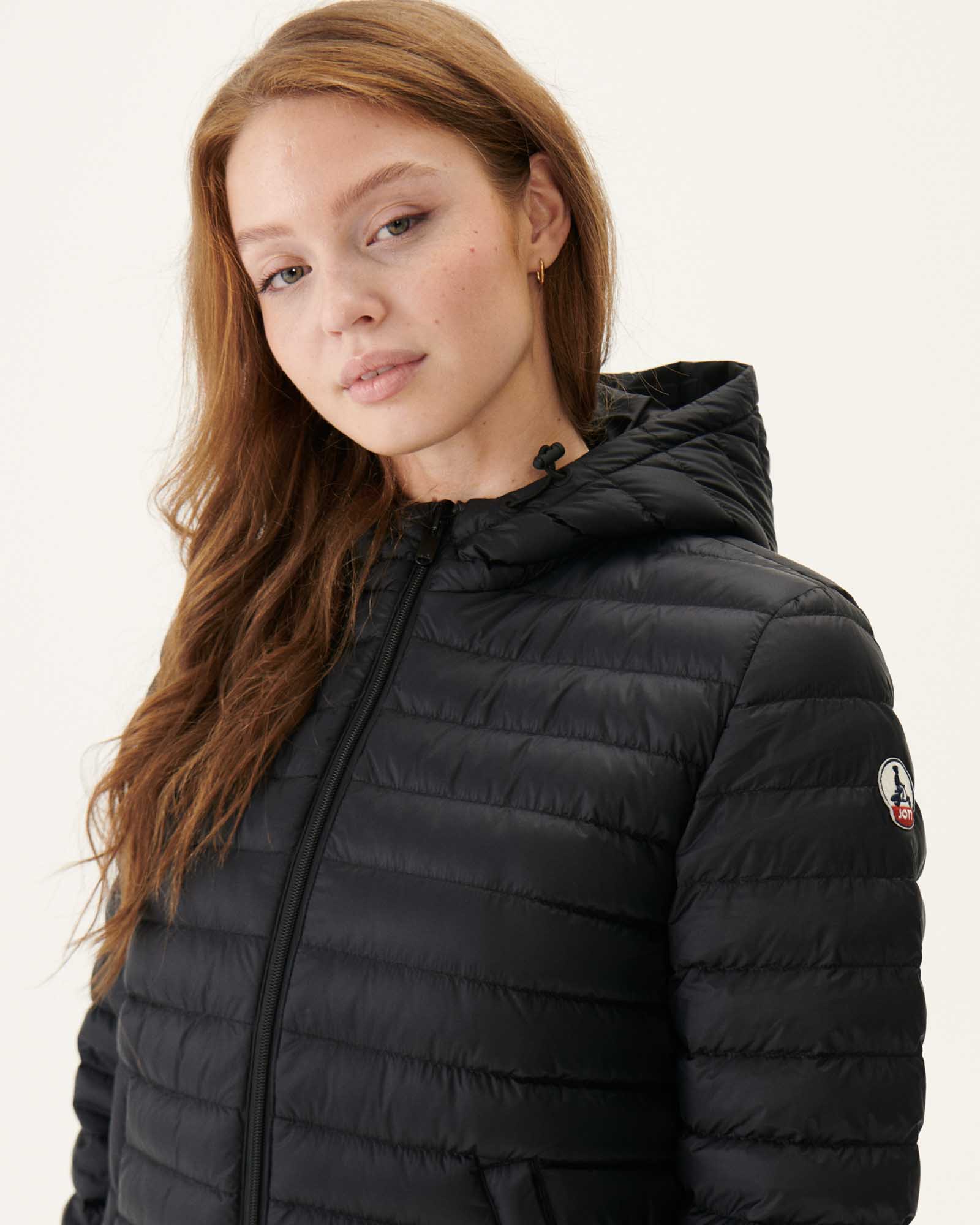 Black Roma reversible long down jacket