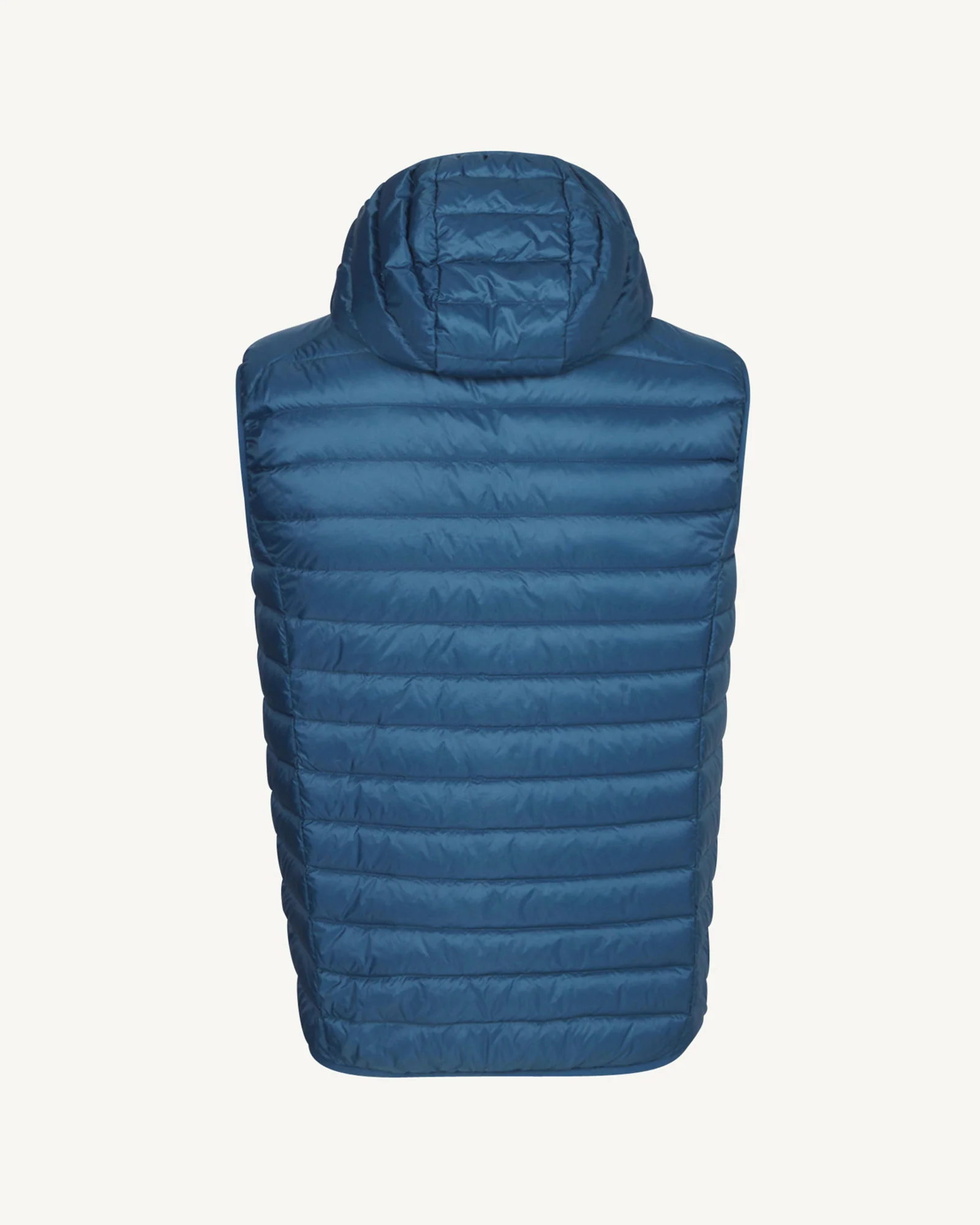 Marine Pat hooded Sleeveless down jacket