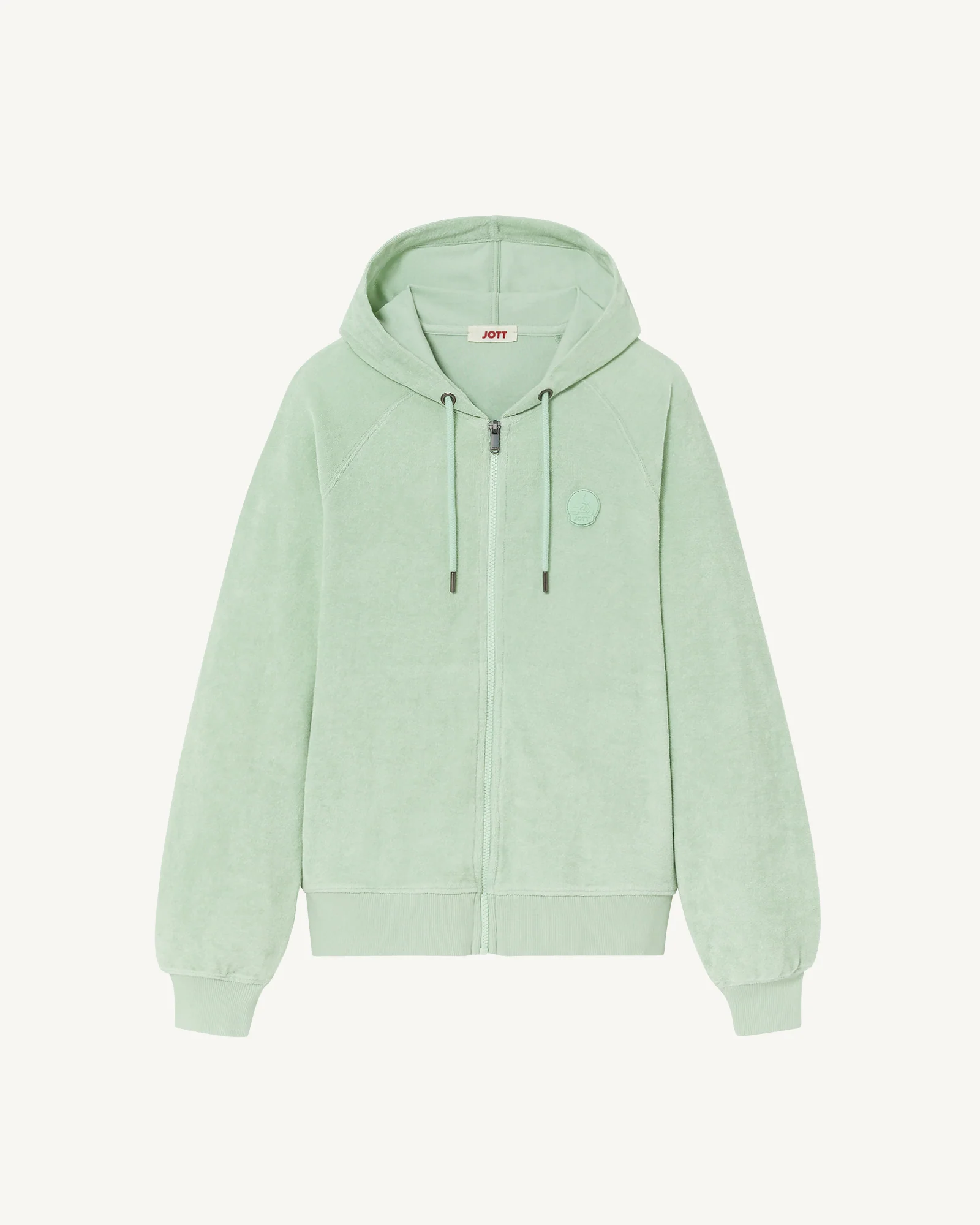Coral 2.0 Peppermint terry zip jacket