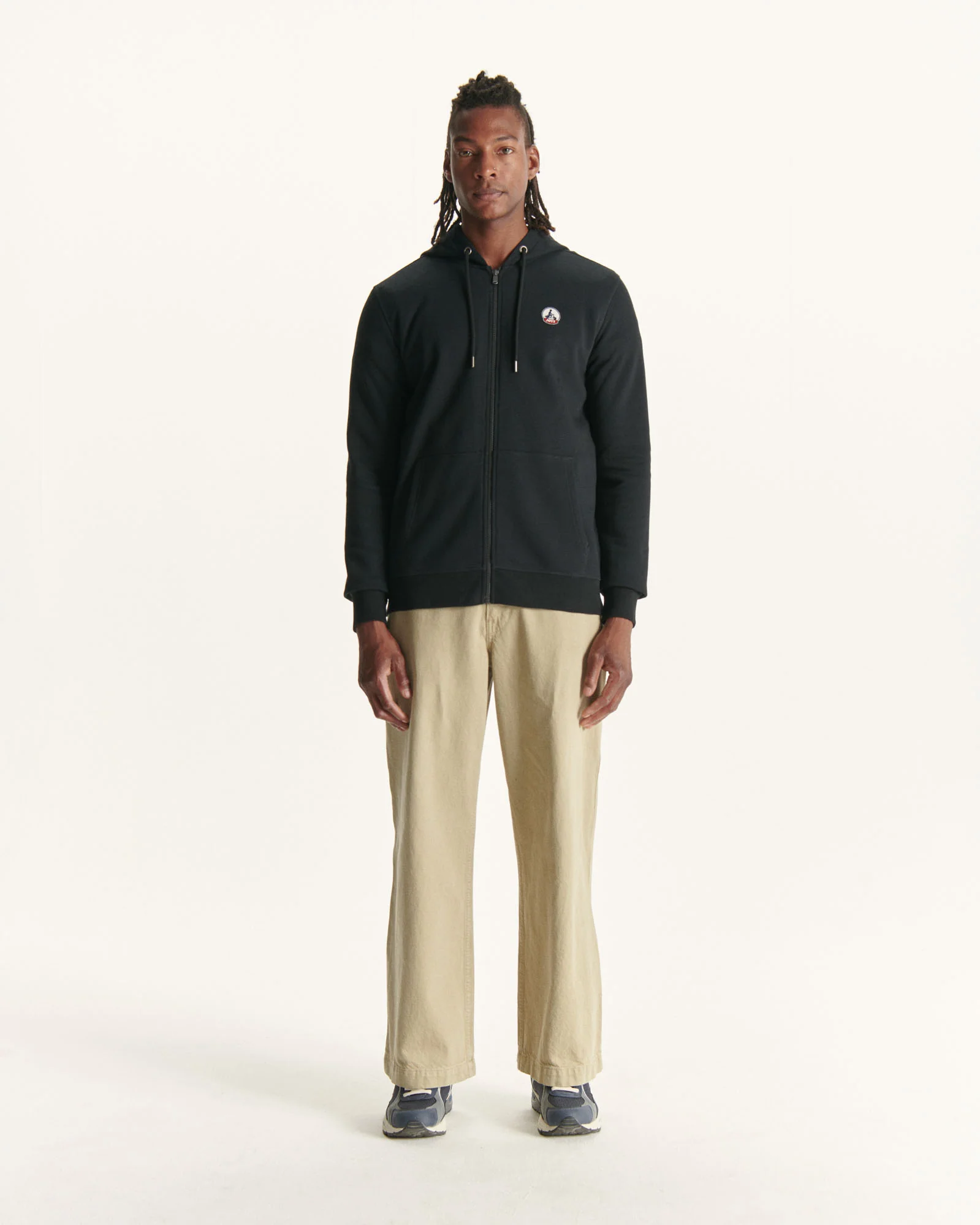 Hoodie in organic cotton Black Mexico