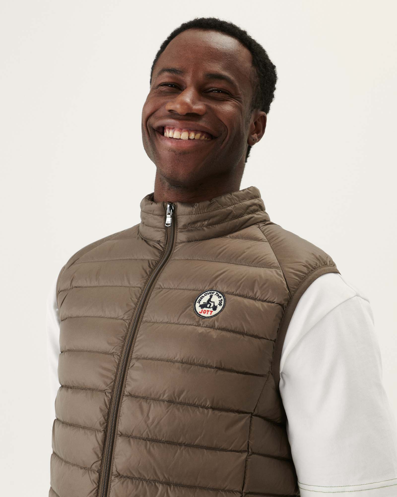 Sleeveless down jacket Dark green Tom