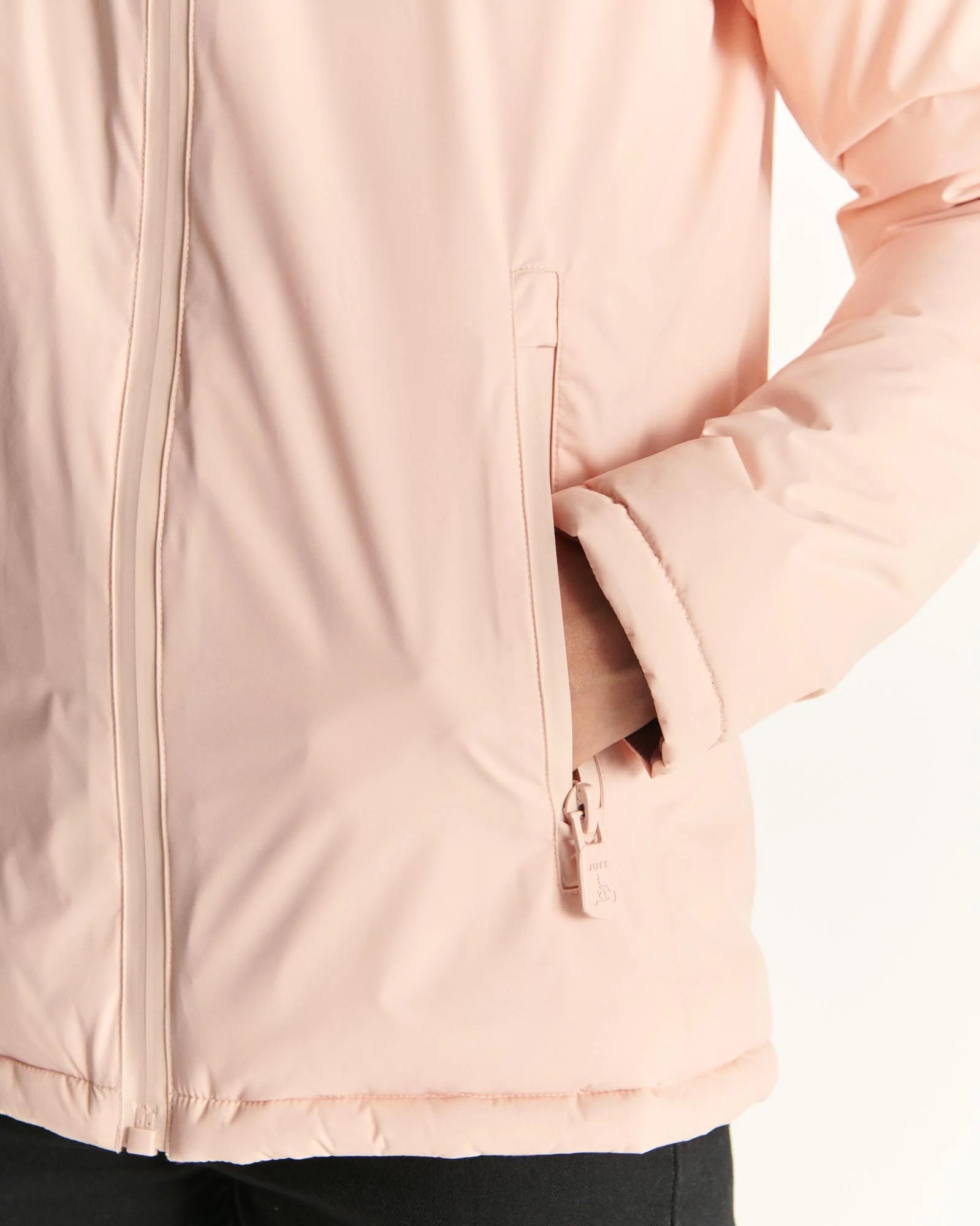 Reversible down jacket Pale pink/Aubergine Vienna