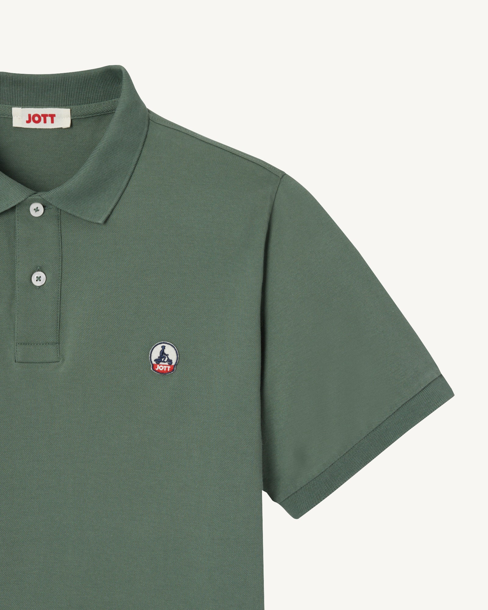 Polo shirt in organic cotton Army Marbella