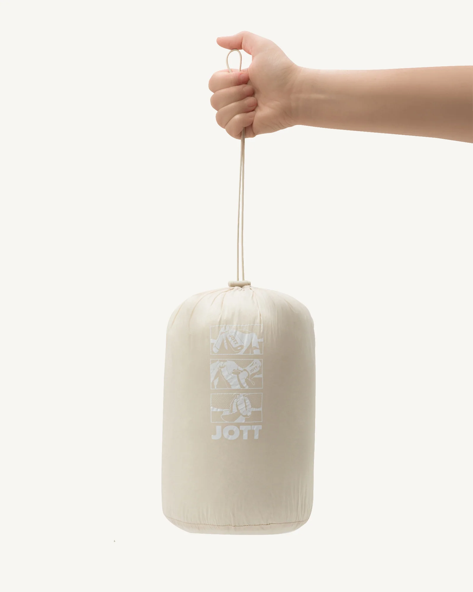 Down jacket light two-tone Clay/Beige Paola