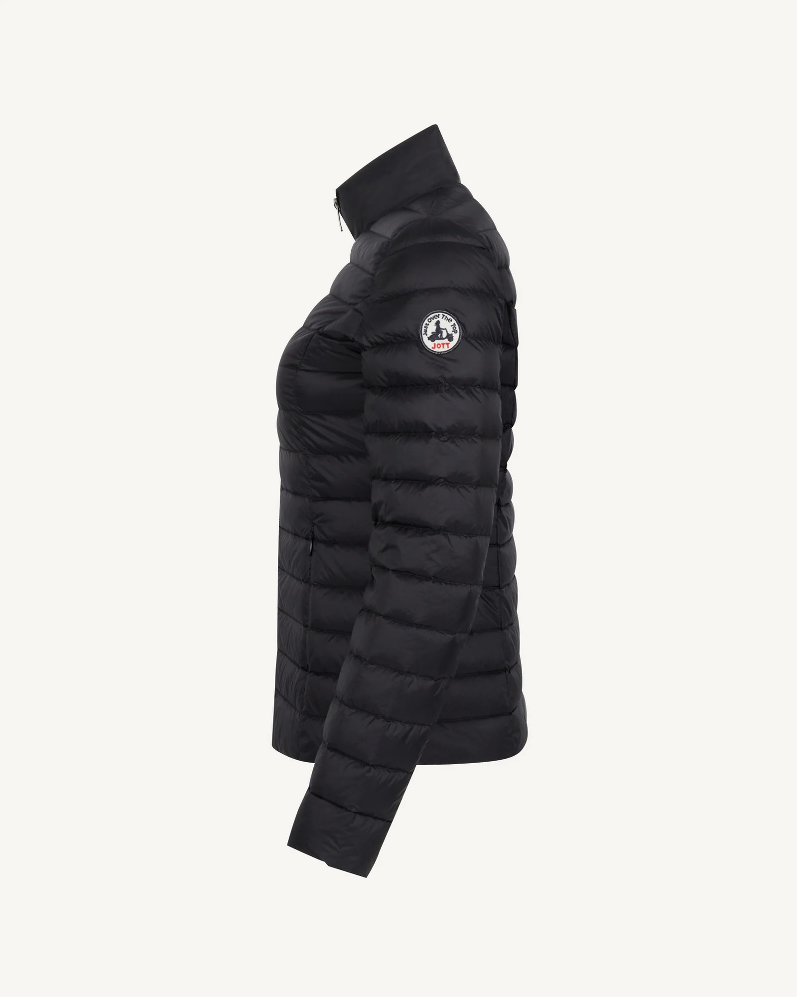 Black Cha lightweight padded jacket