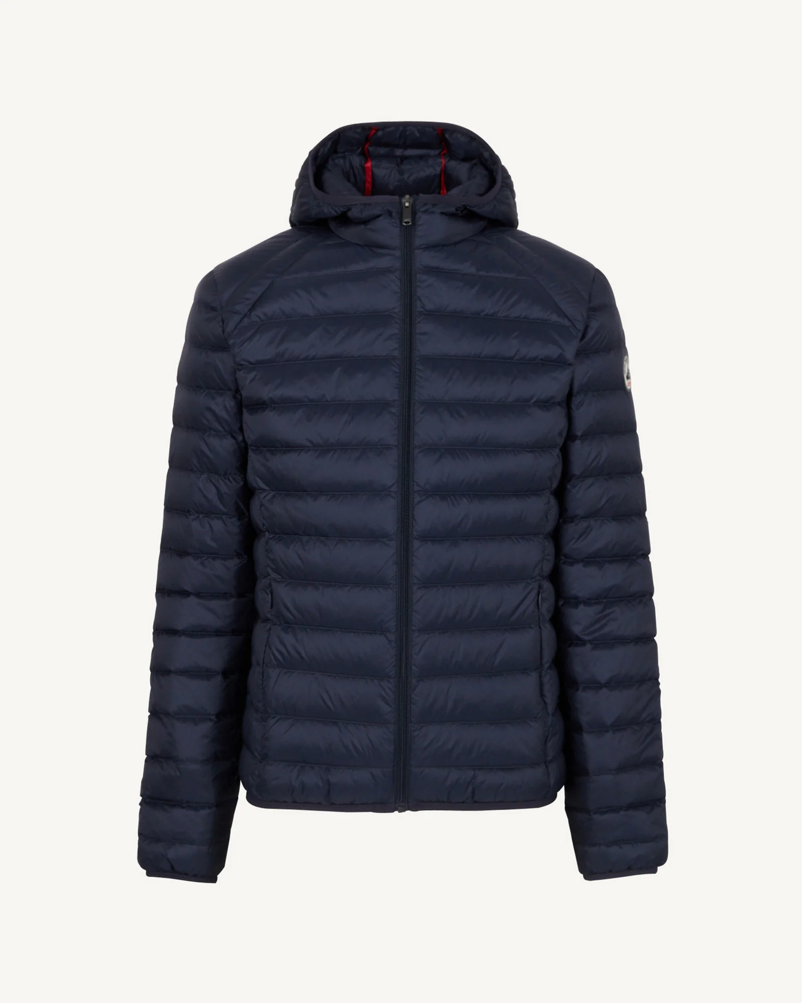 Lightweight hooded down jacket Dark denim Nico