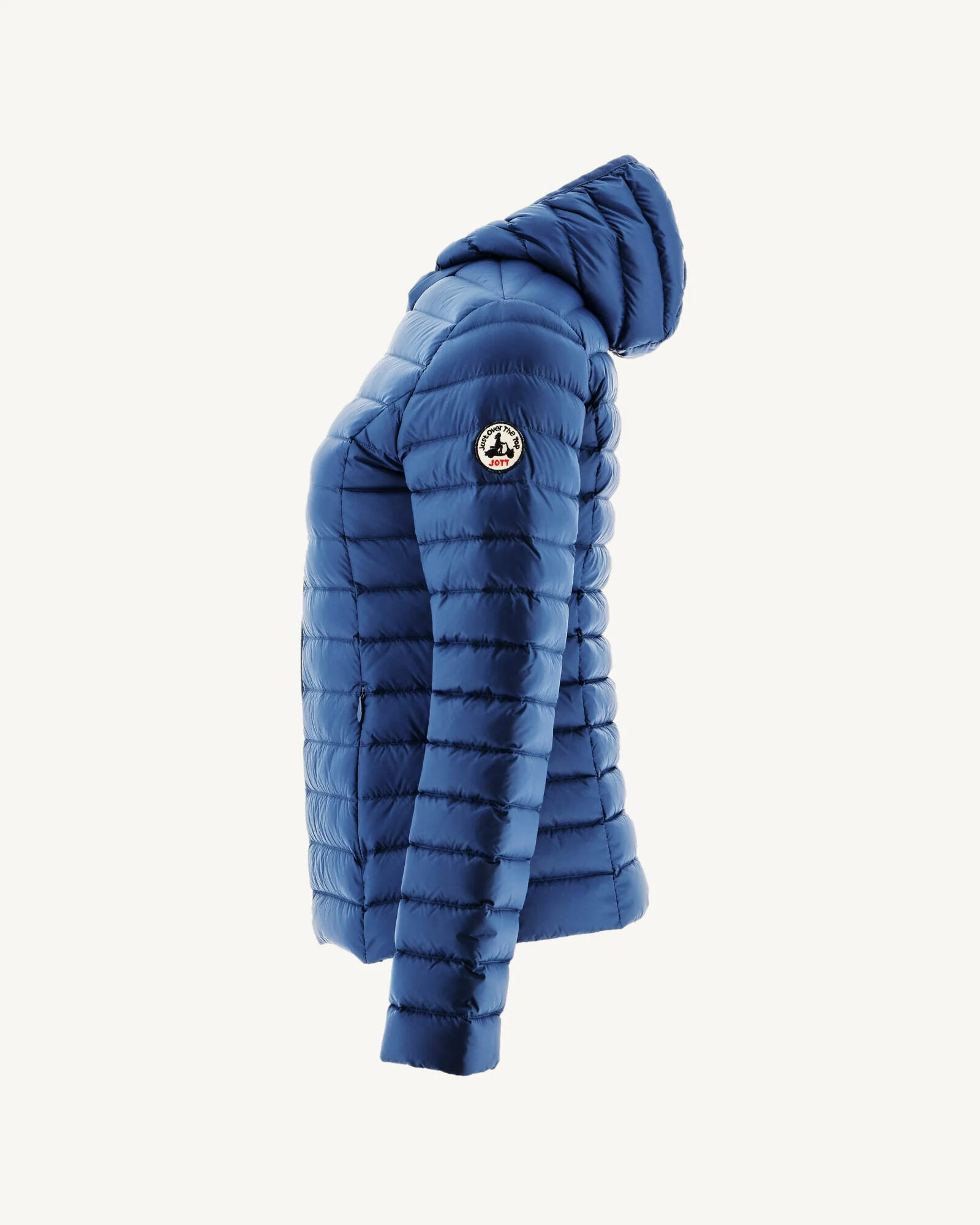 Lightweight hooded down jacket Aubergine Cloe