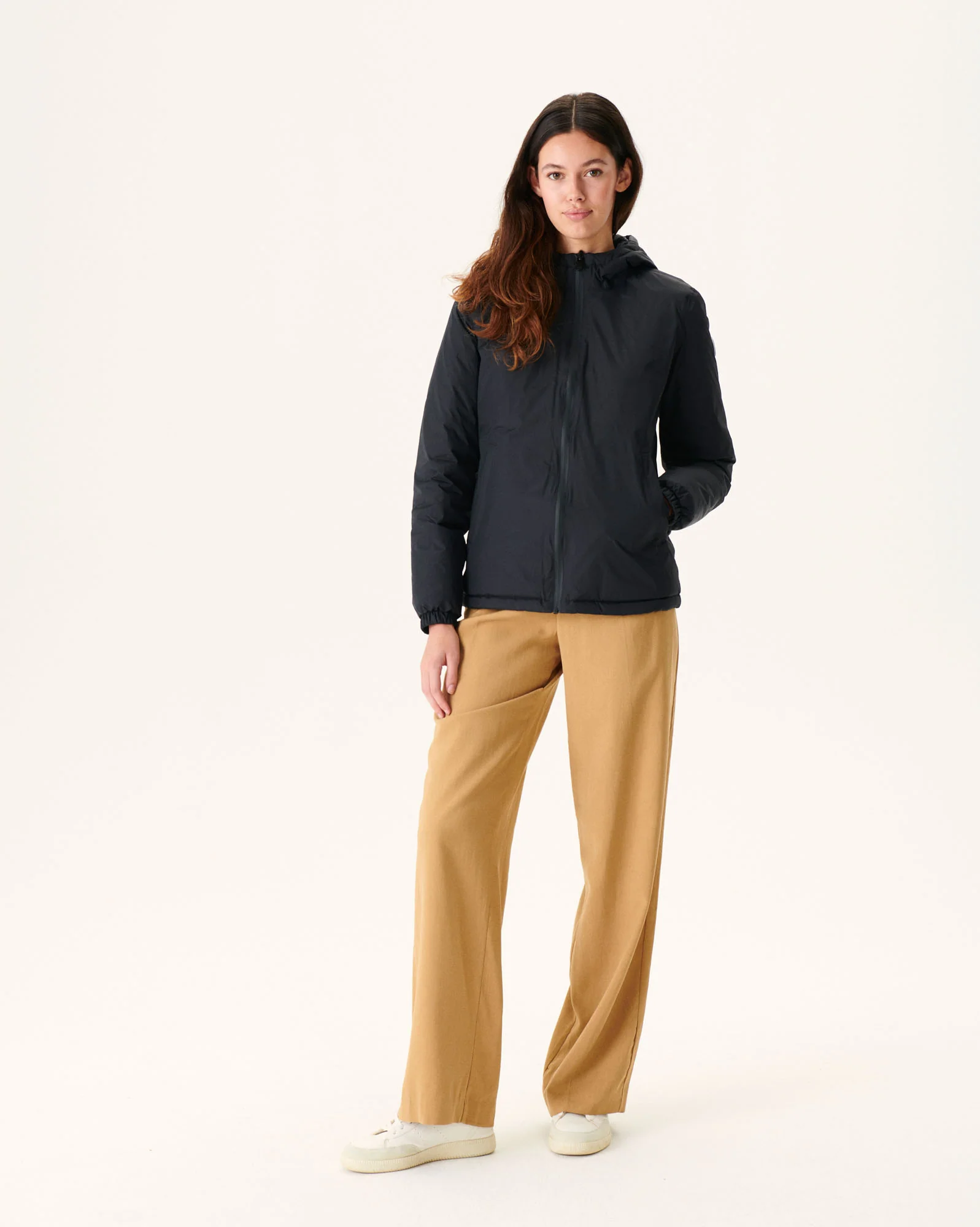 Reversible down jacket Pale pink/Aubergine Vienna