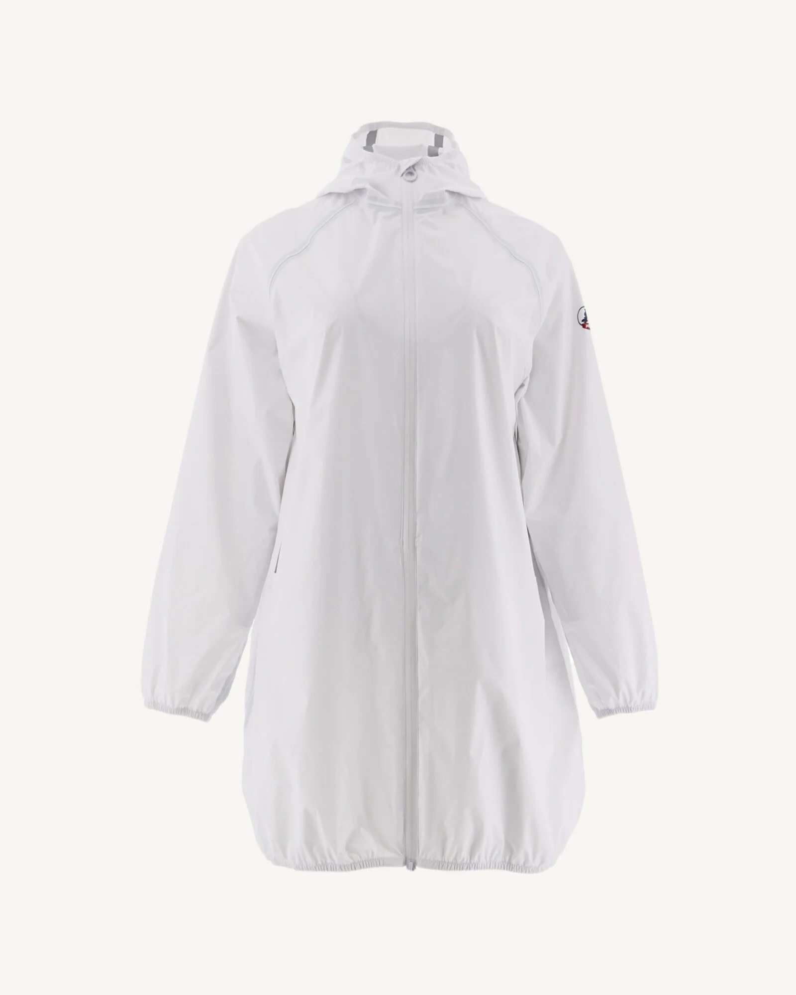 Long Hooded Jacket White Copenhagen