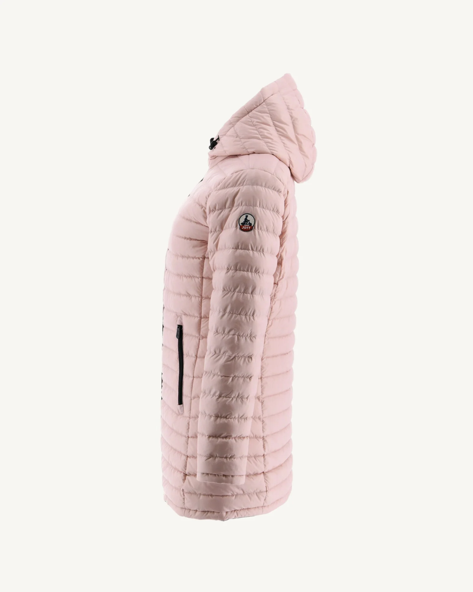 Reversible down jacket Black/Pale pink Moscow