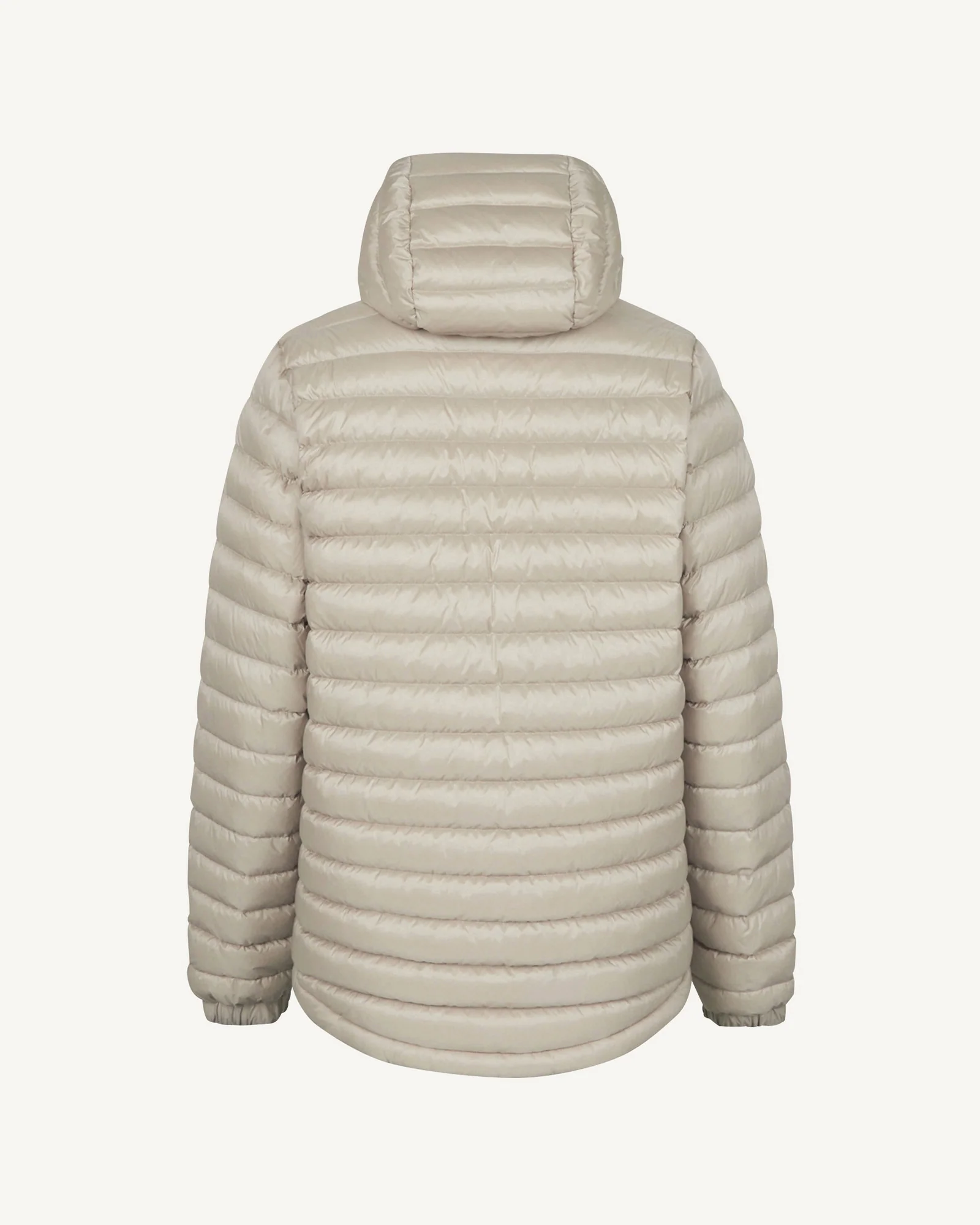 Down jacket reversible hooded Celadon green/Argile Bergen 2.0