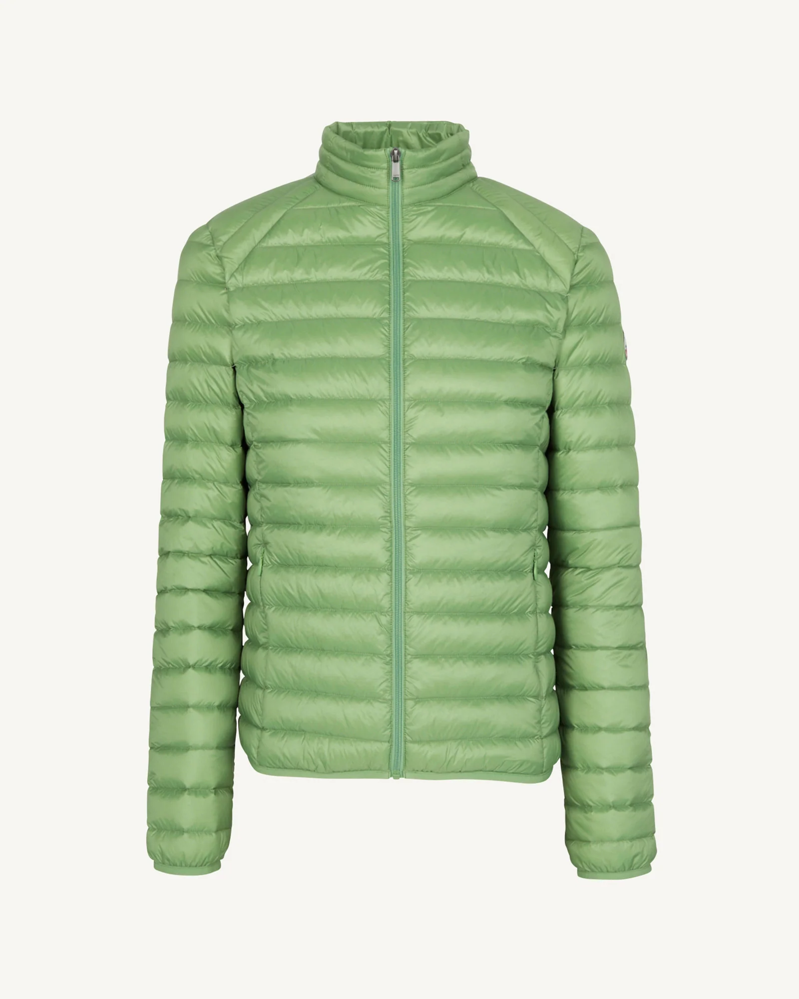 Down jacket light Fern green Matte