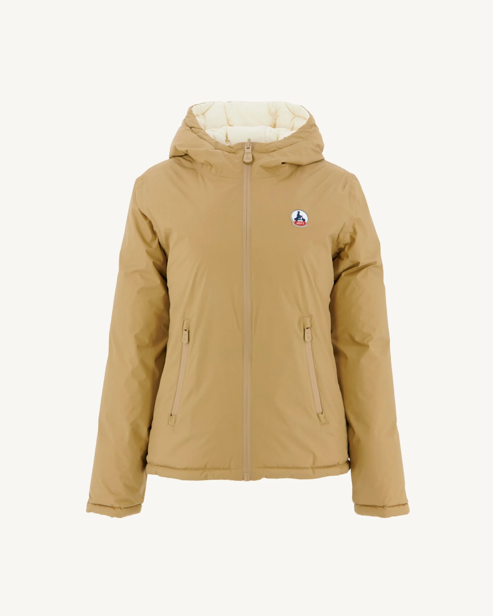 Reversible Great Cold Down Jacket Beige/Ecru Victoria