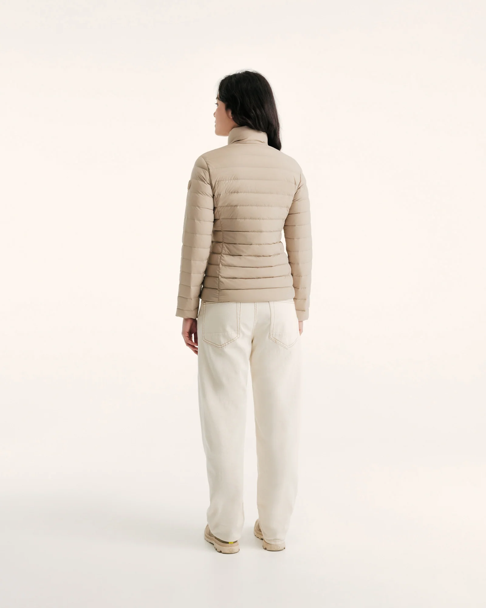 Down jacket stretch light Beige Maia