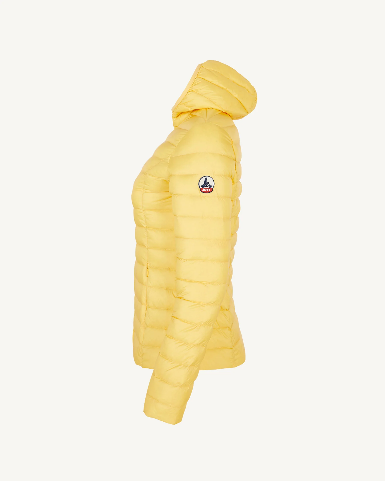 Lightweight hooded down jacket Aubergine Cloe