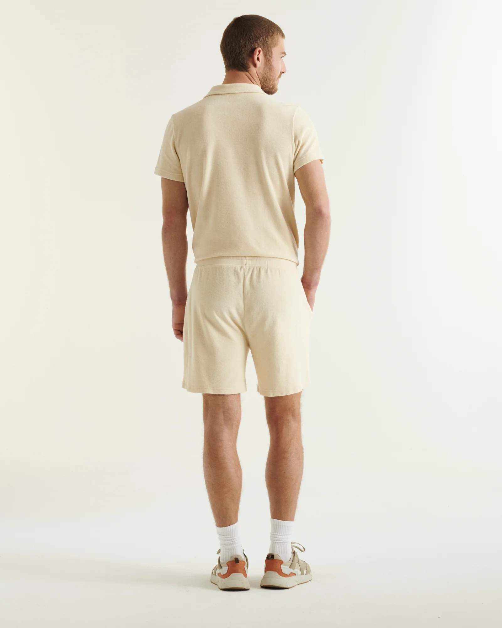 Sebastian 2.0 acid green terry shorts