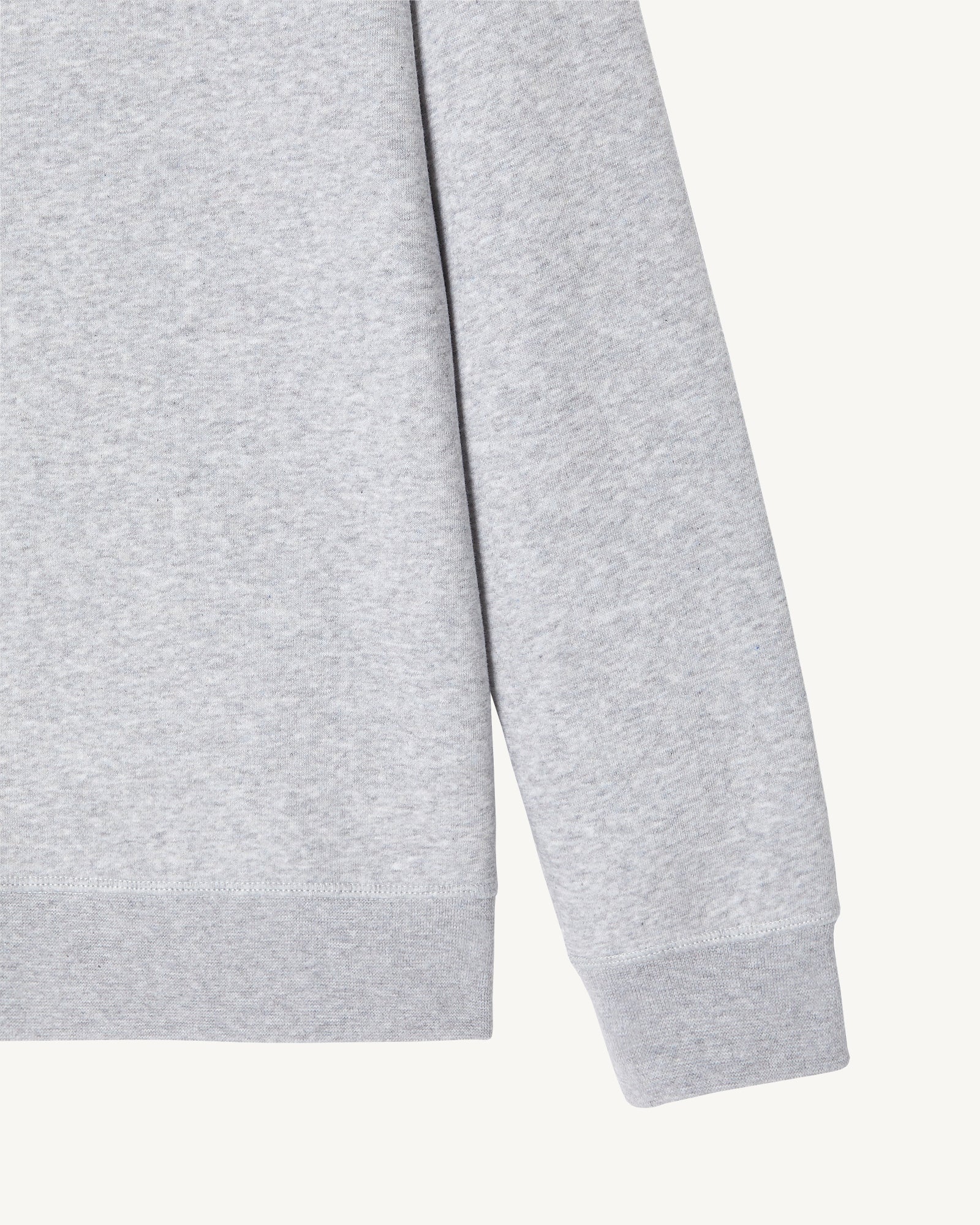 Organic cotton sweatshirt Heather gray Elvas