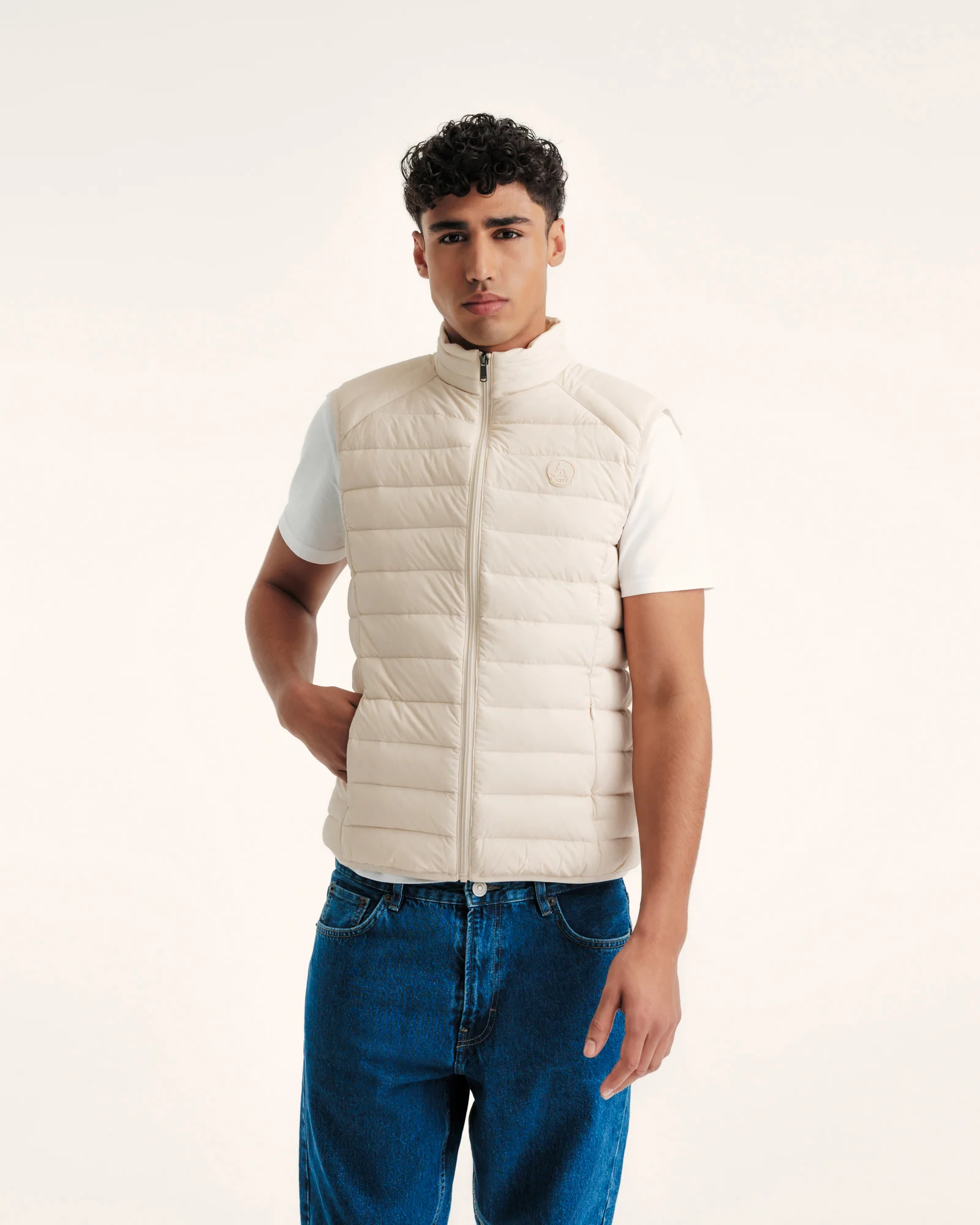 Down jacket sleeveless stretch Clay Arafo
