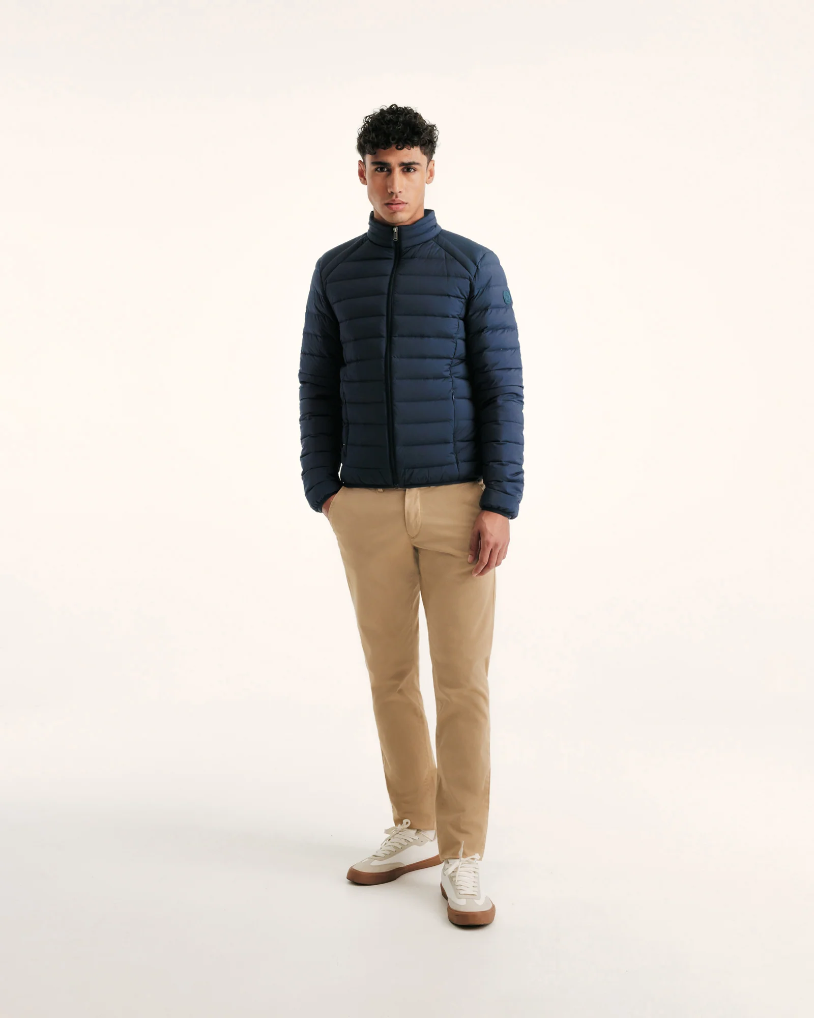 Down jacket light stretch Marine Aragon