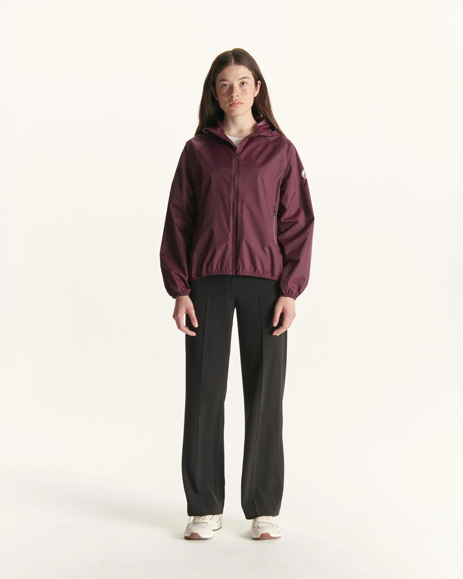 Packable raincoat Aubergine Singapore