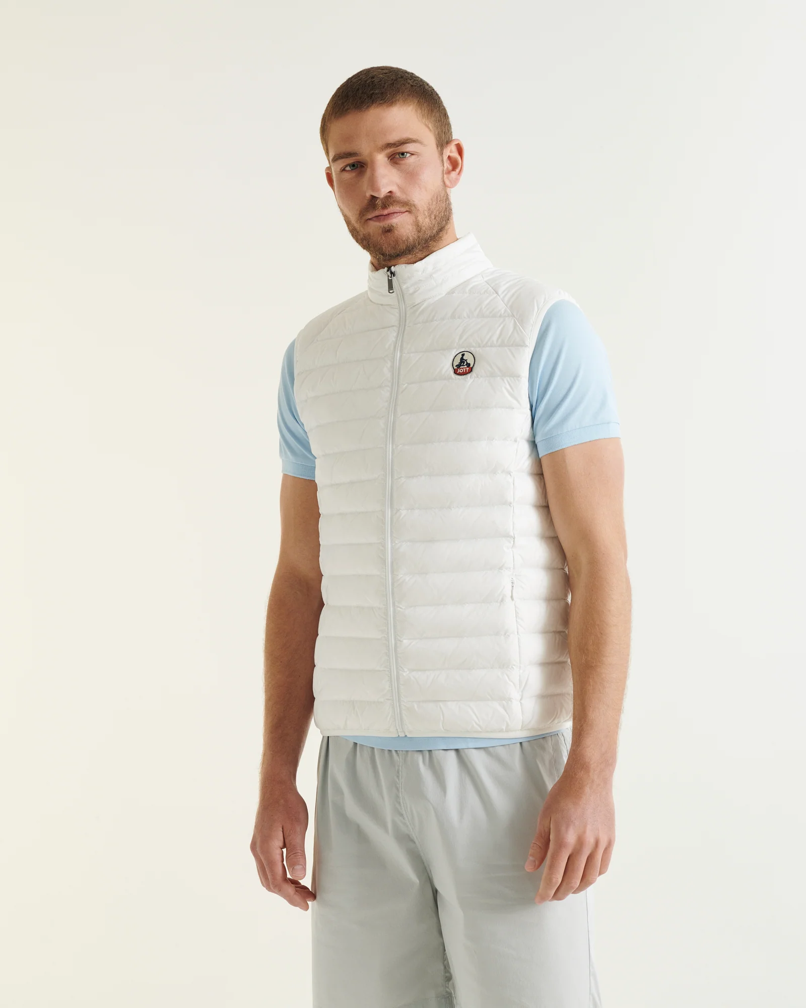 Sleeveless padded jacket White Tom