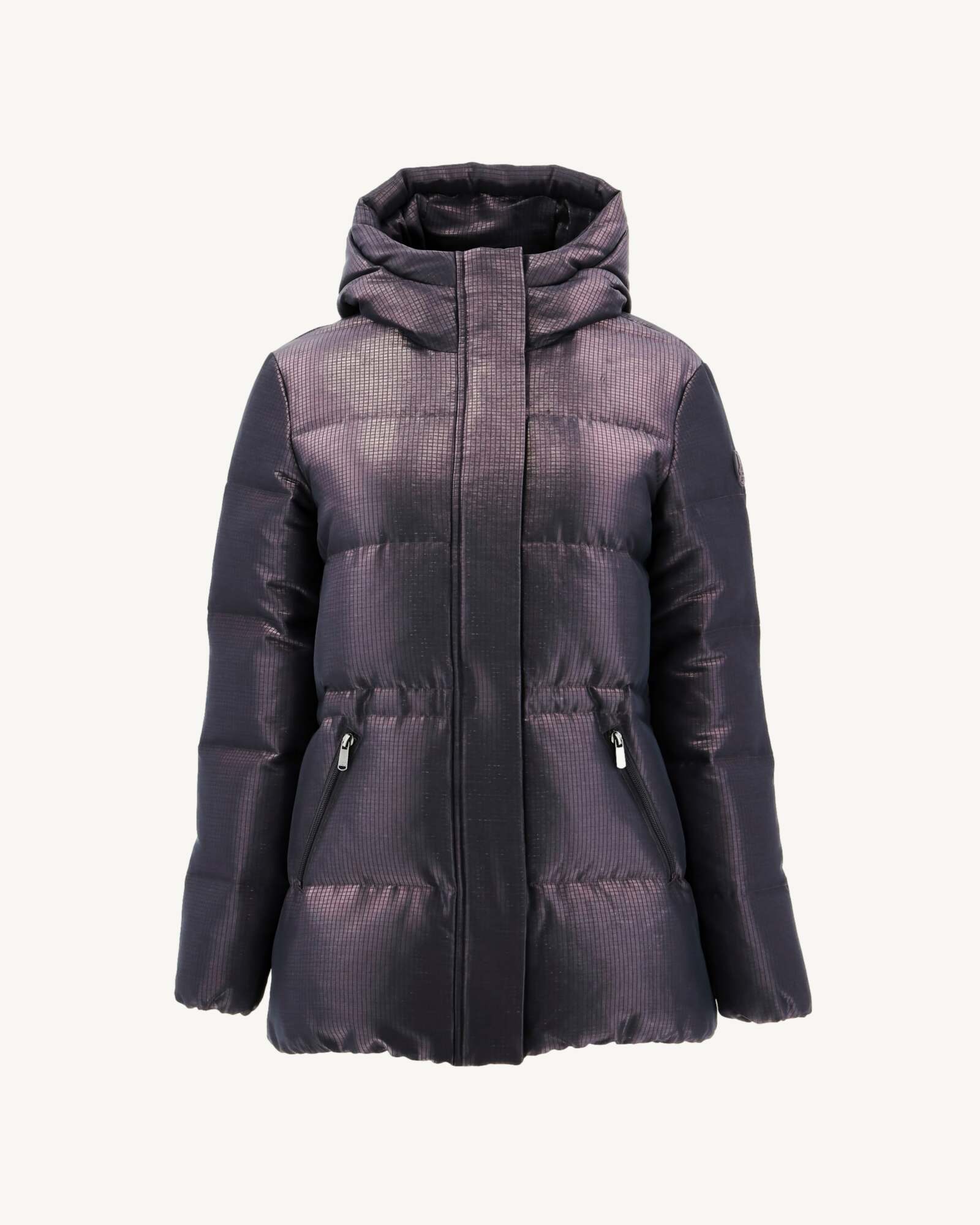 Down jacket Grand Froid Christmas hoodie purple Laponi