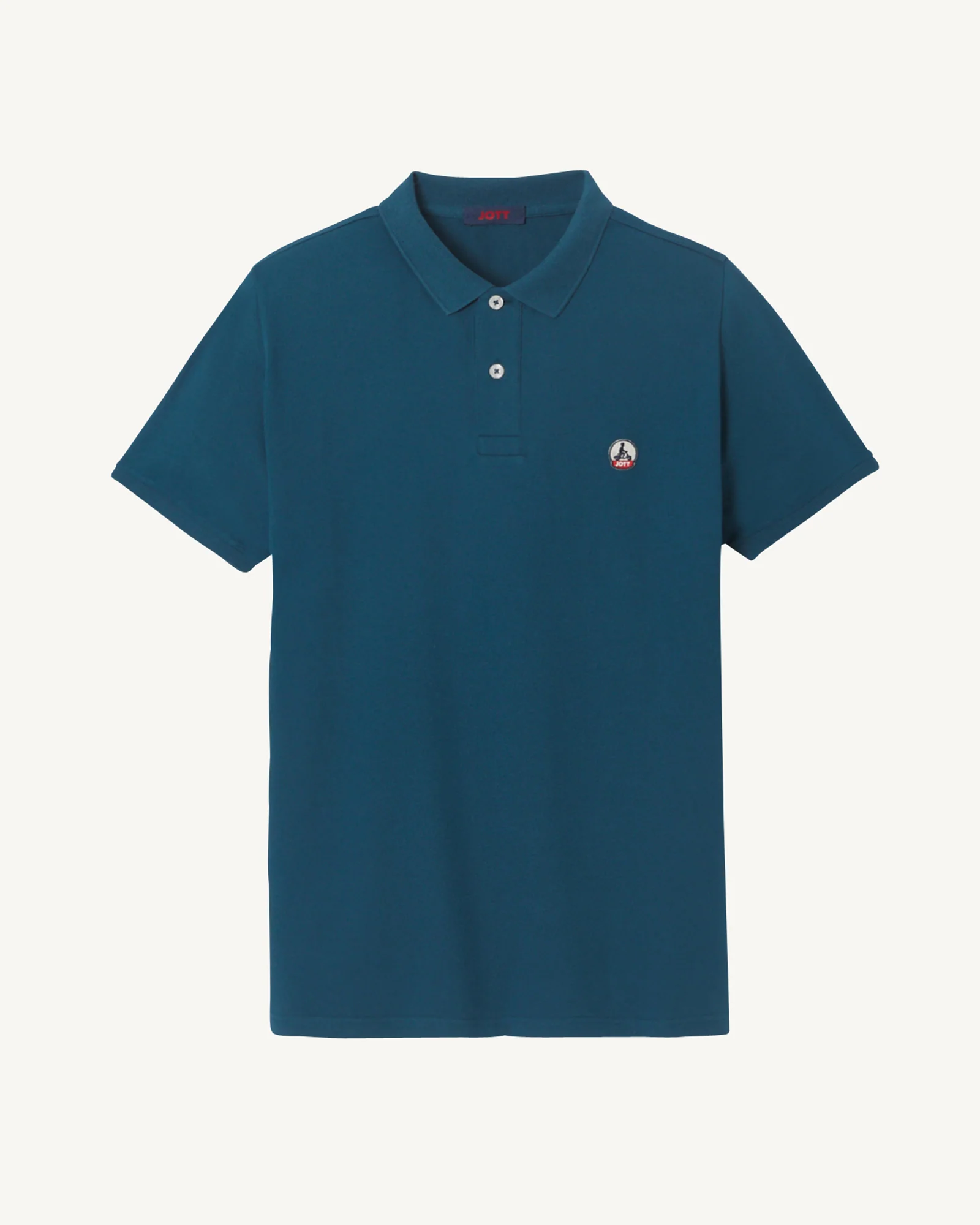 Polo shirt in organic cotton Metal blue Marbella