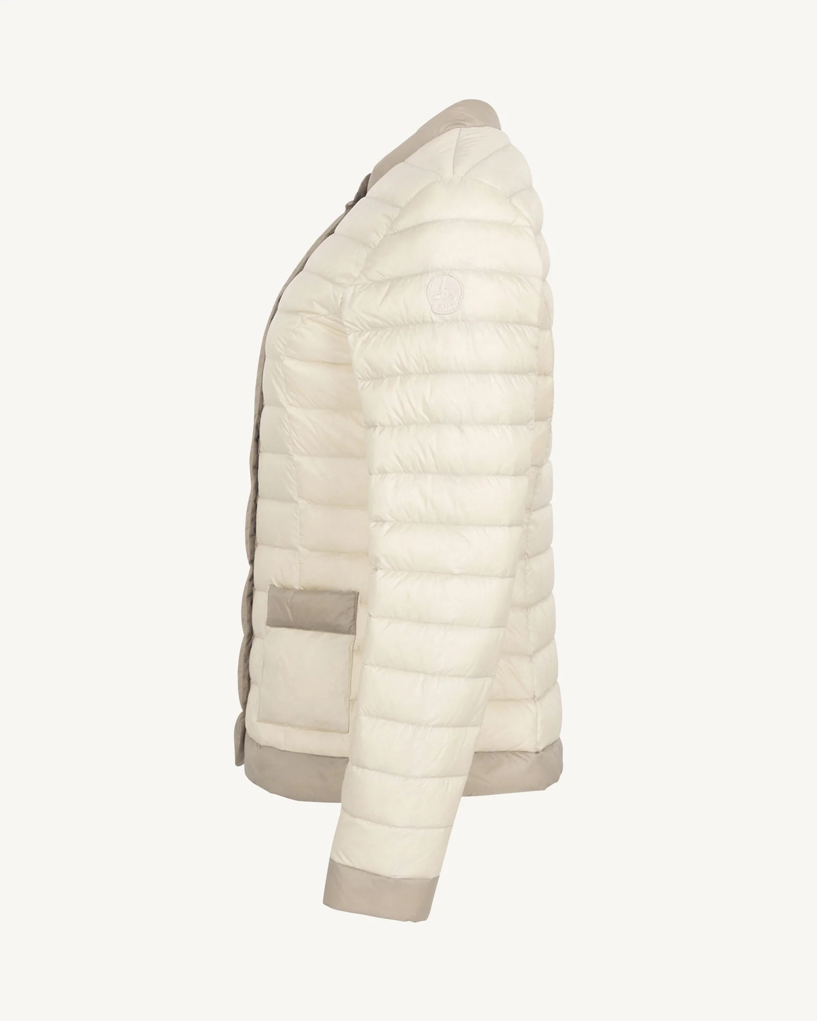 Down jacket light two-tone Clay/Beige Paola