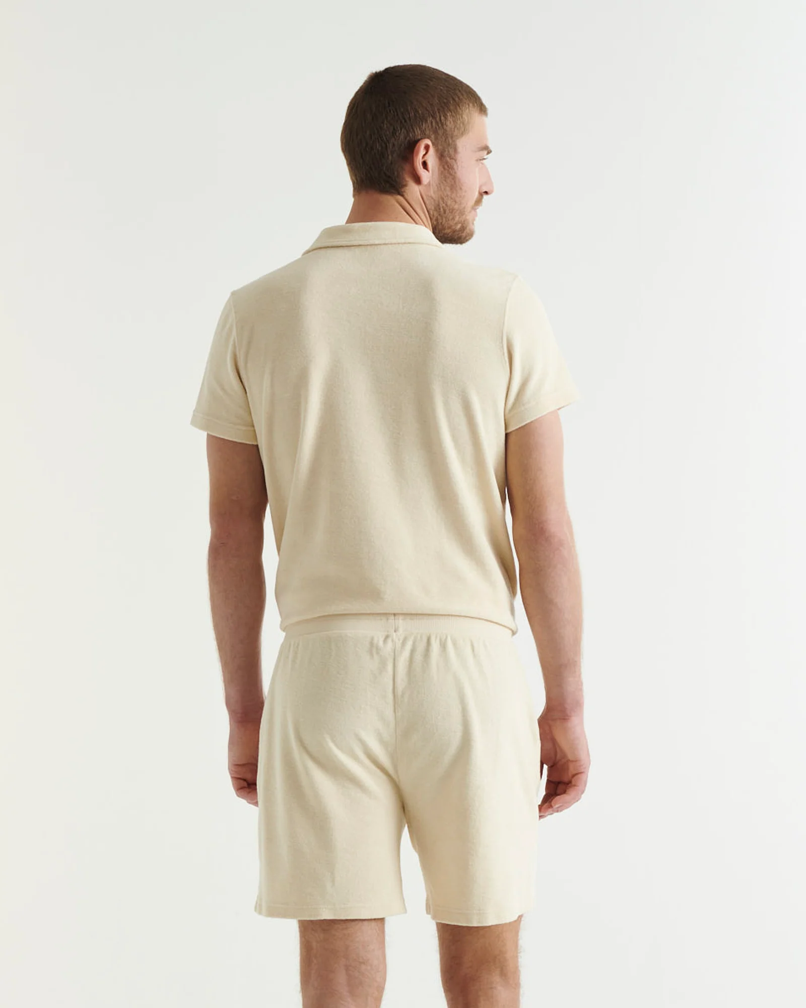 Sebastian 2.0 acid green terry shorts