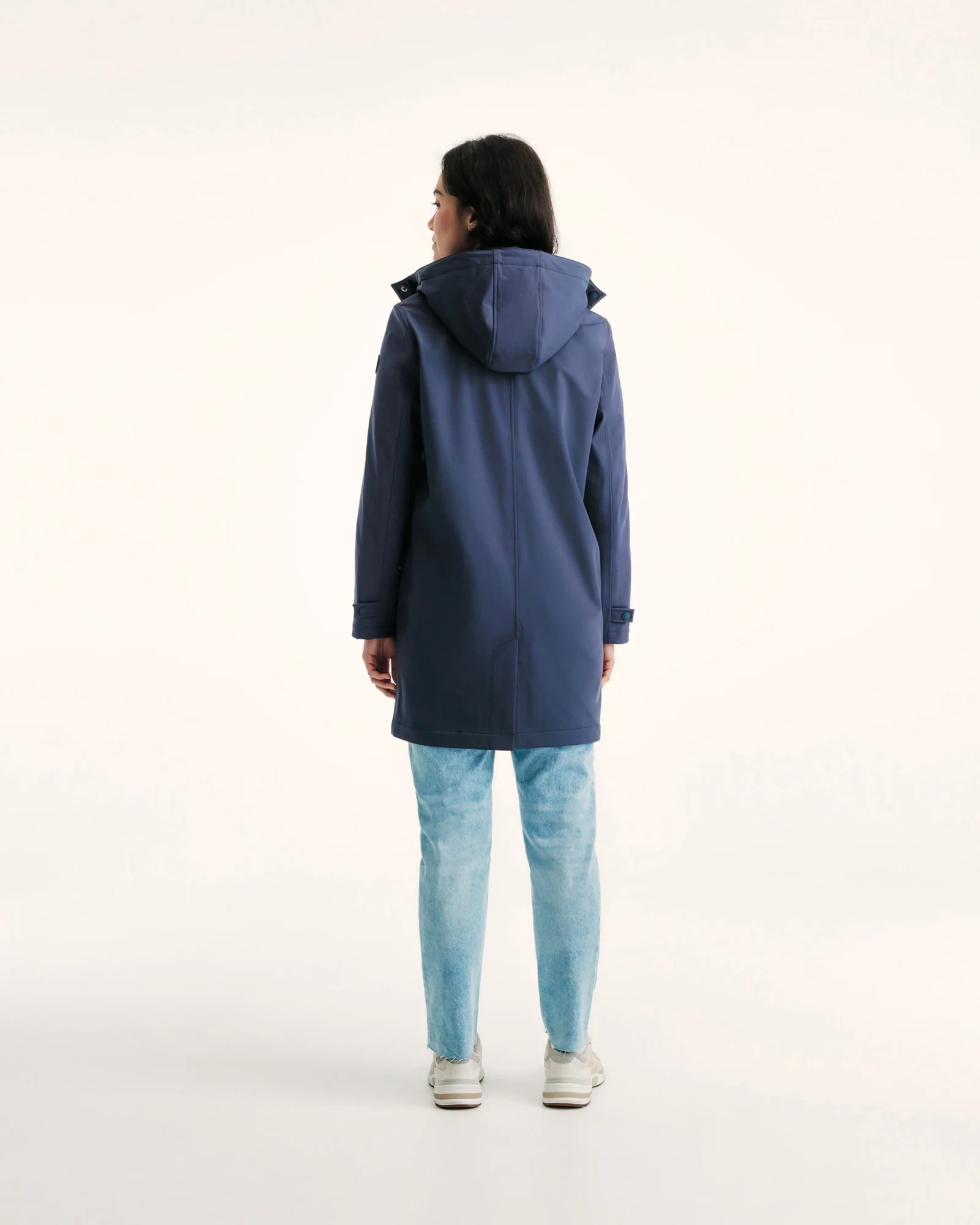 Raincoat with removable hood Marine Corinthe
