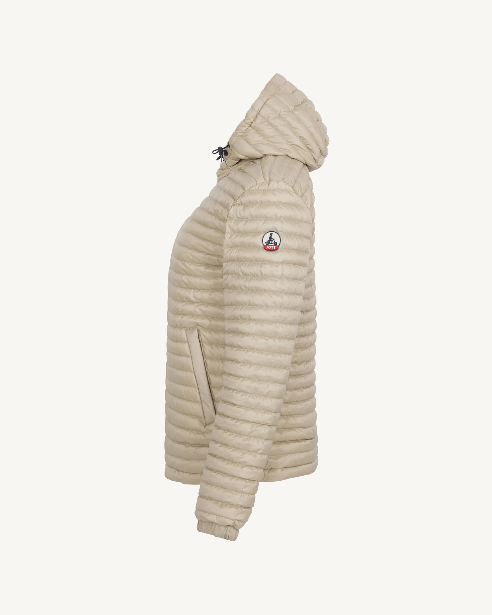 Down jacket reversible hooded Ultralight Marine/Beige Bangkok 2.0