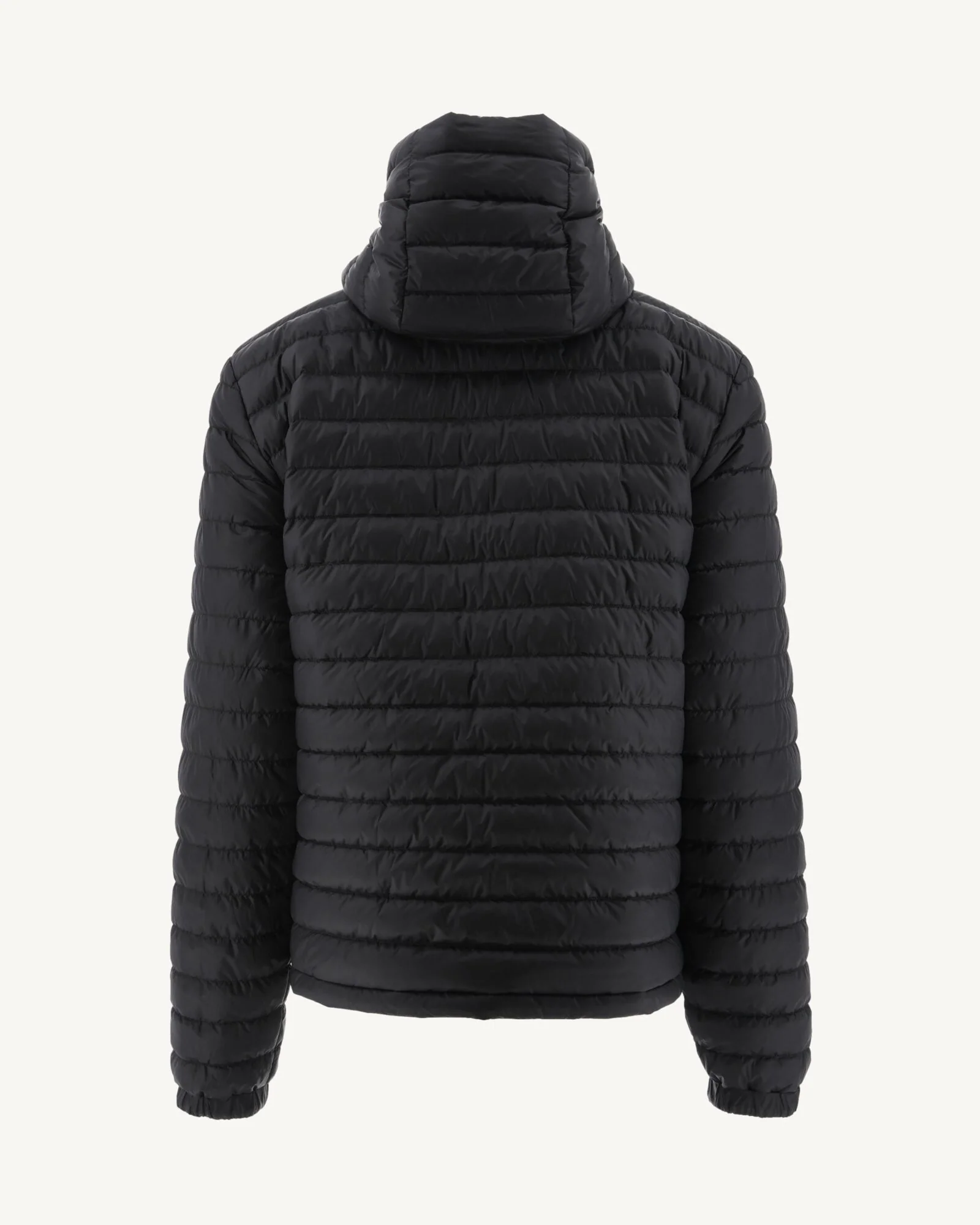 Reversible hooded puffer jacket Black Bergen
