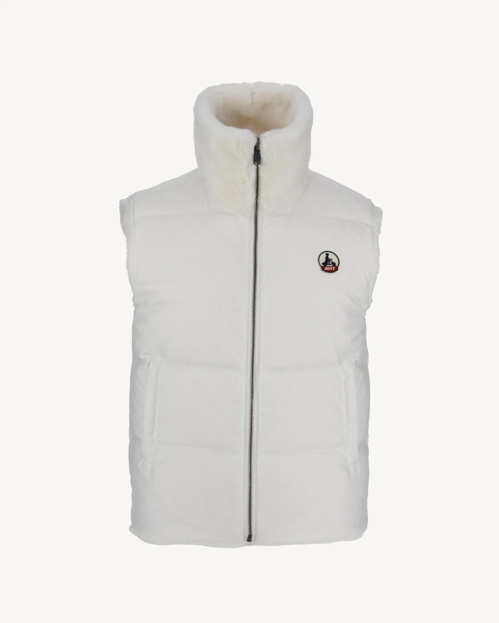 Down jacket sleeveless reversible Grand Froid Natural Daria 2.0
