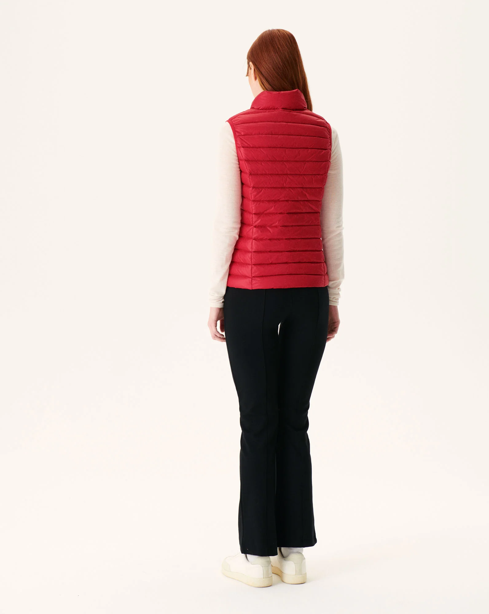 Light Sleeveless down jacket Faded blue Seda