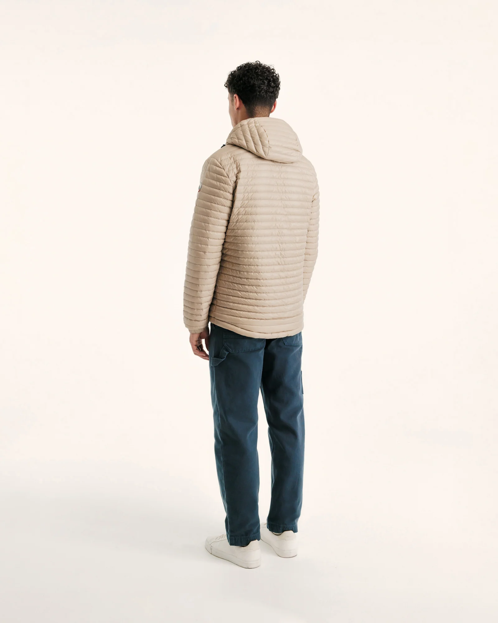 Down jacket ultralight reversible Navy/Beige Chicago 2.0