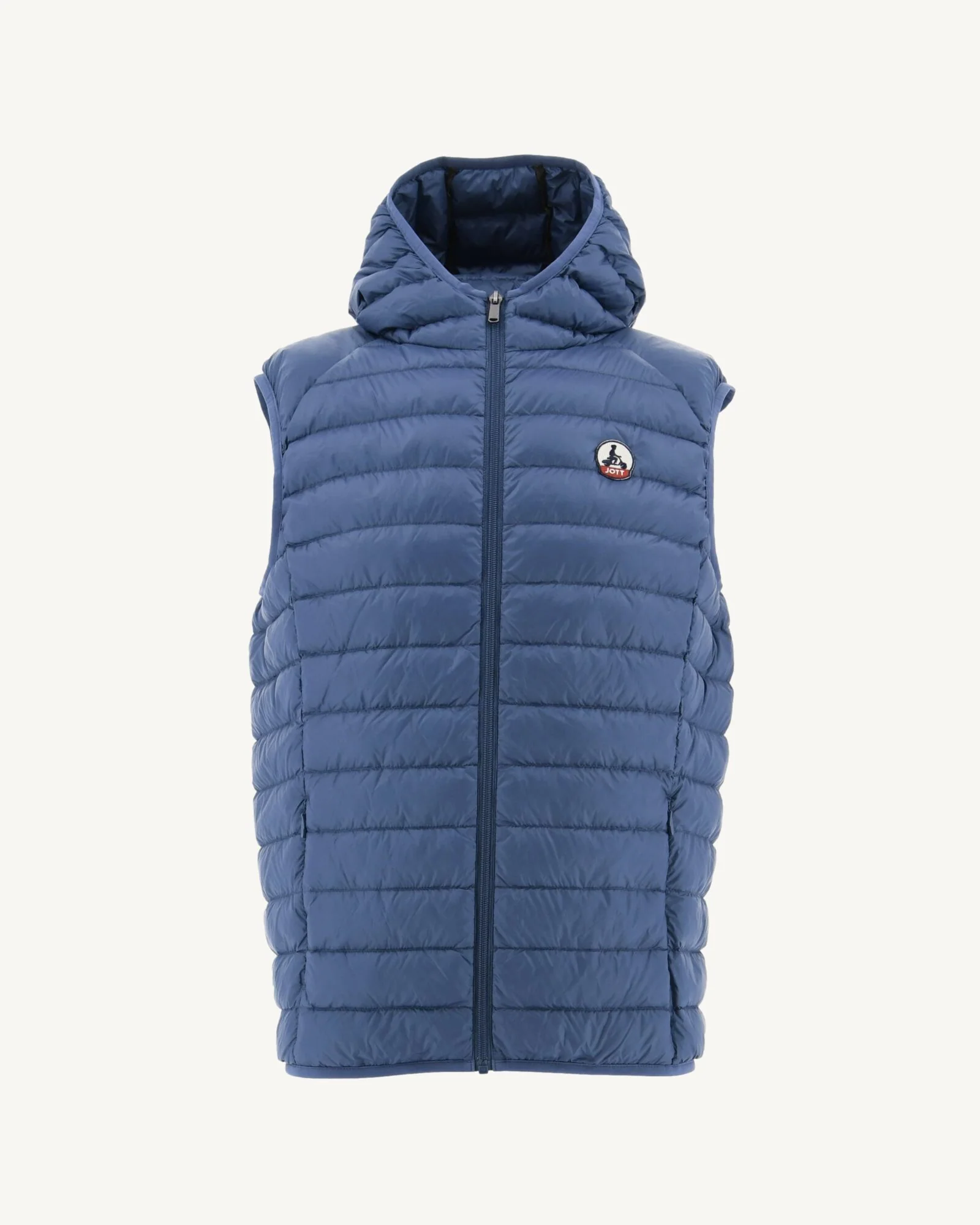 Marine Pat hooded Sleeveless down jacket
