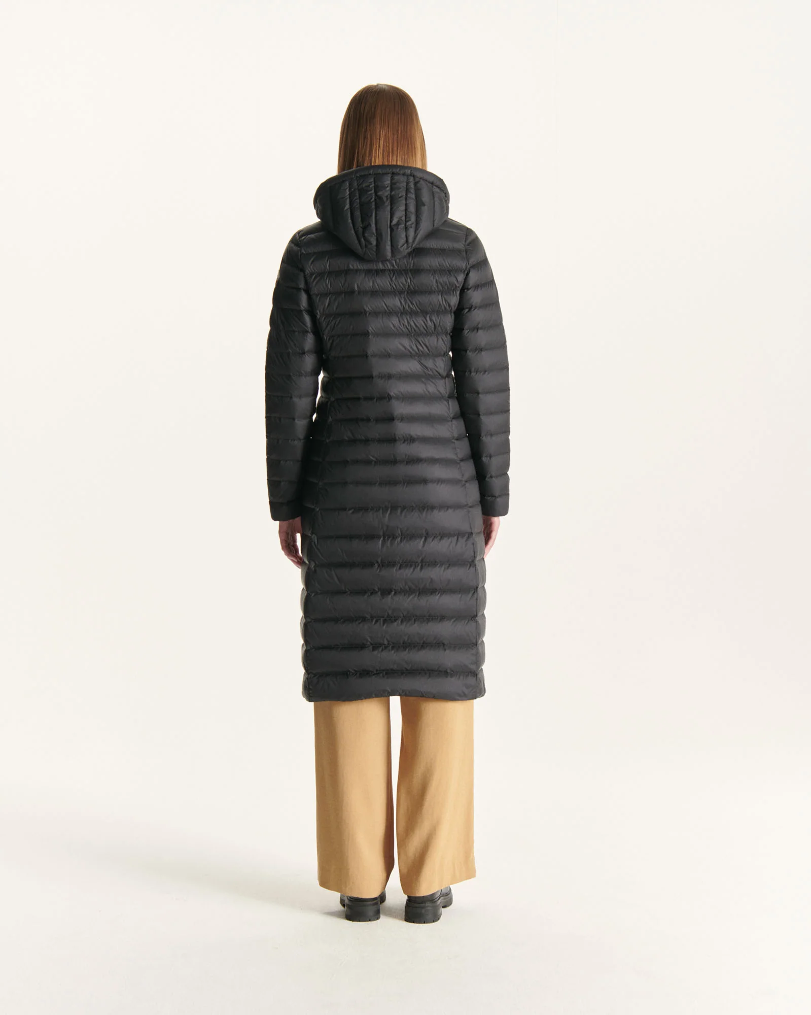 Down jacket long and light Black Laurie 2.0