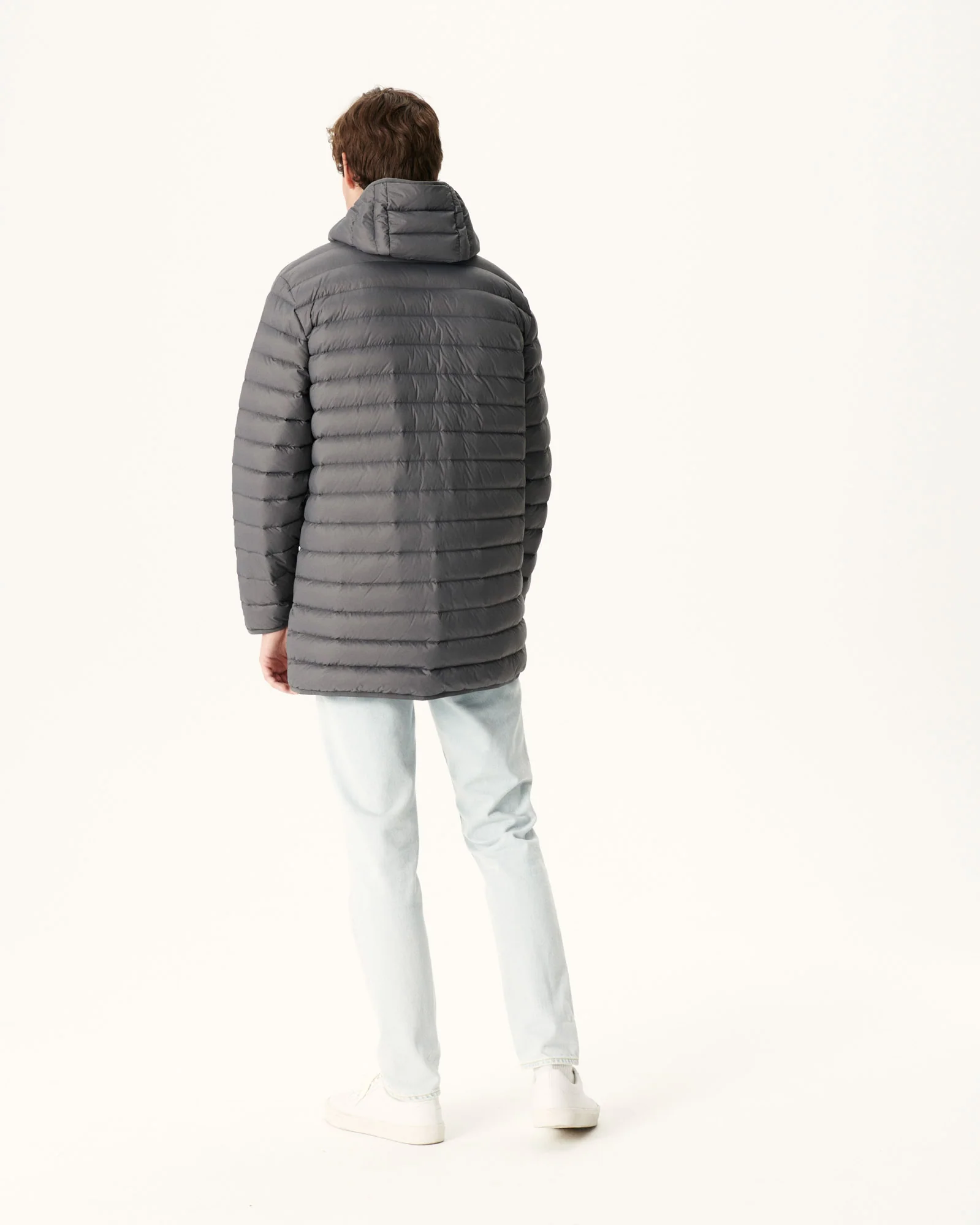 Long down jacket Navy Luc