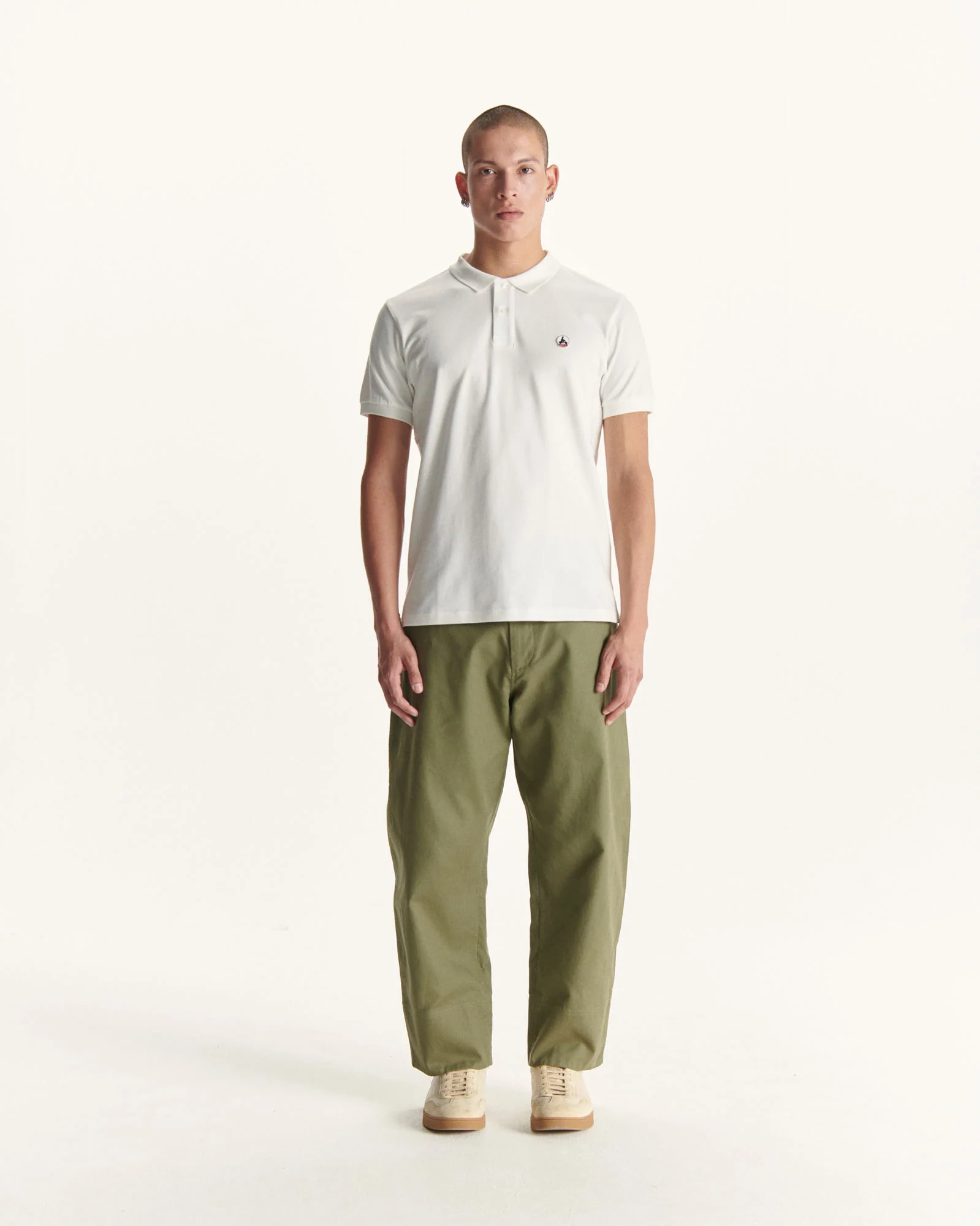 Organic cotton polo shirt Black Marbella