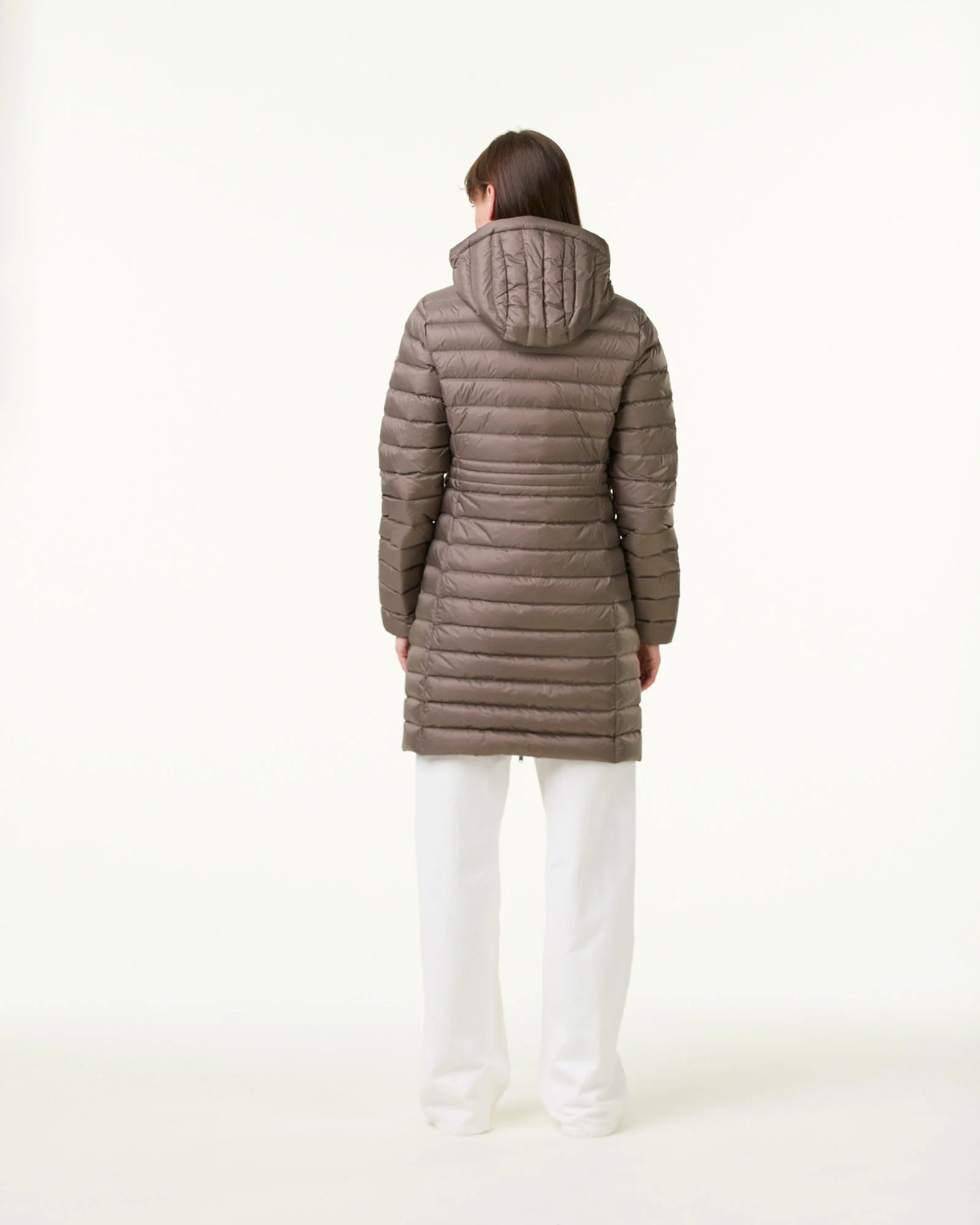 Down jacket long hooded Marine Vero 2.0