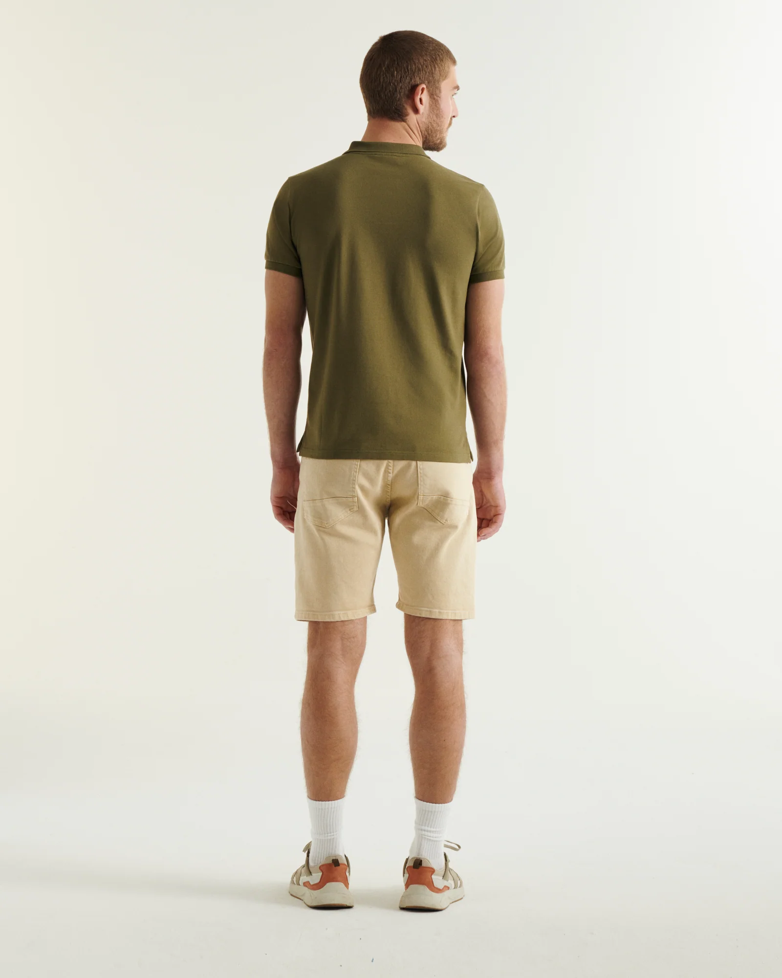 Polo shirt in organic cotton Army Marbella