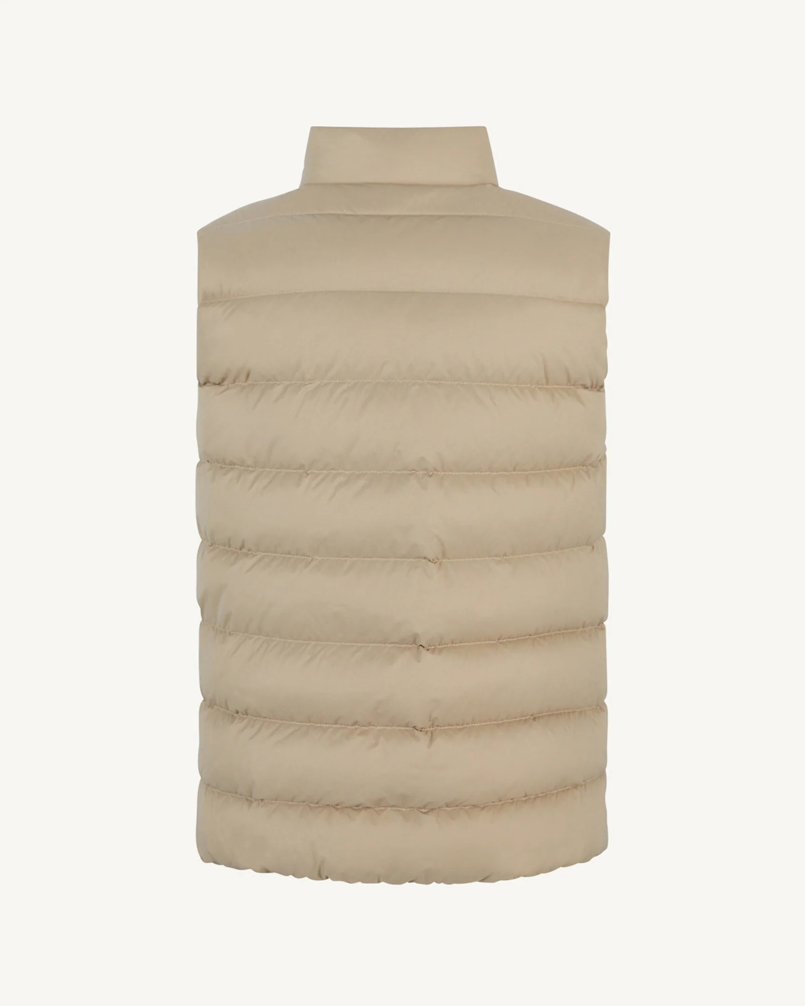 Down jacket light sleeveless Beige Valentine