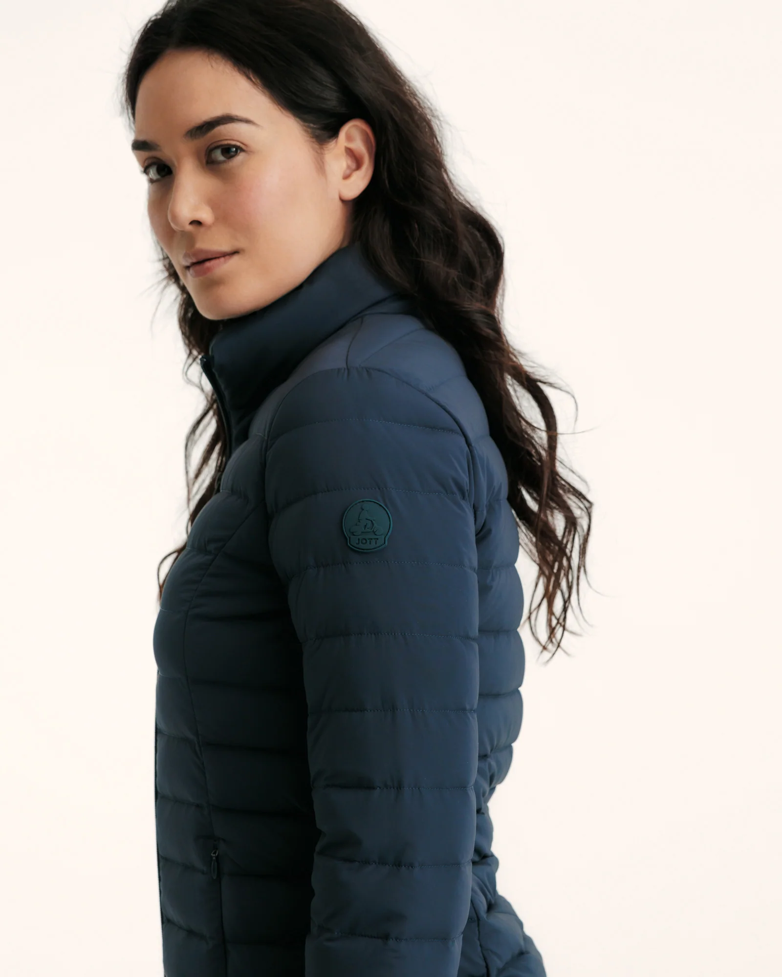 Down jacket stretch light Beige Maia
