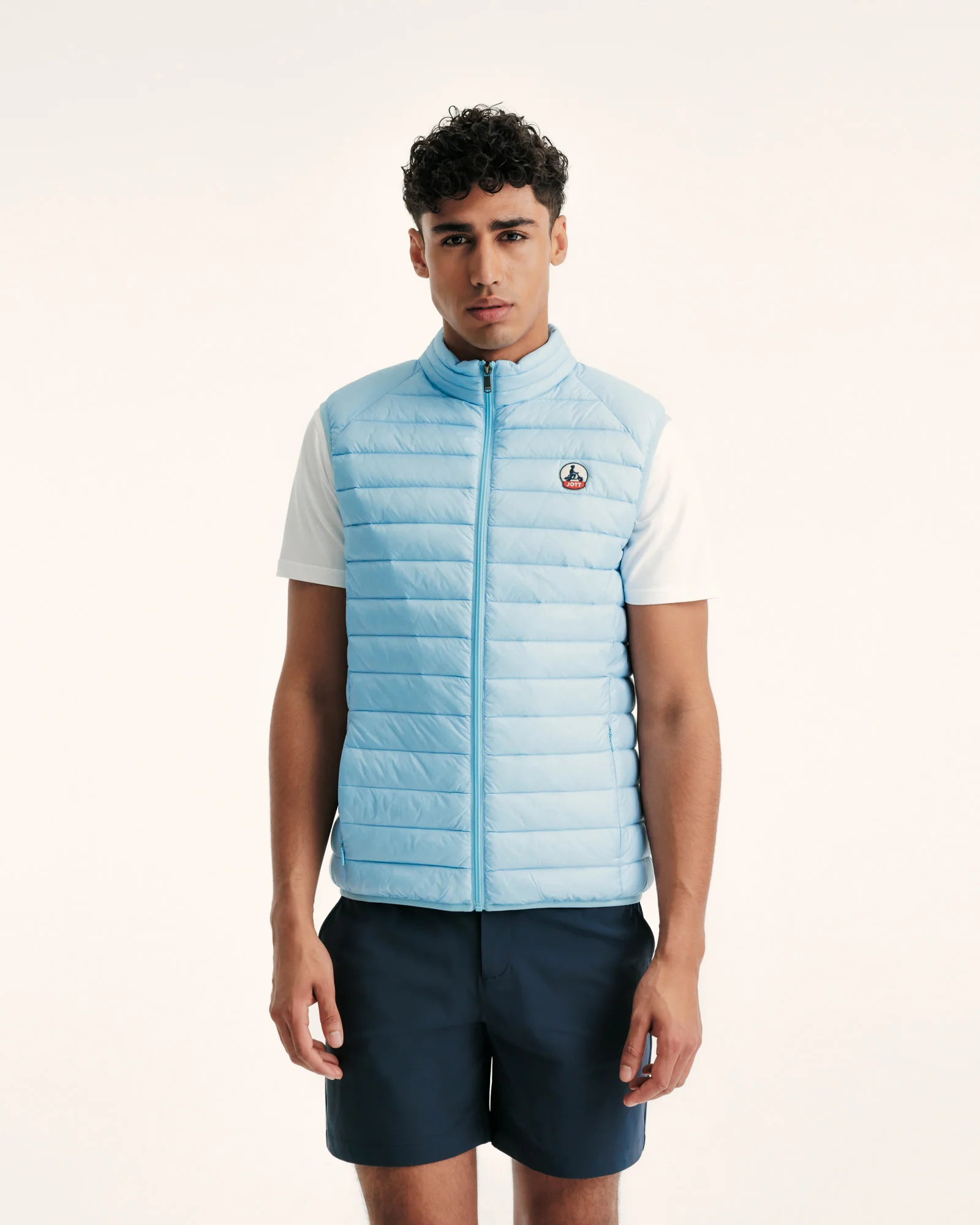 Down jacket sleeveless Celestial Blue Tom