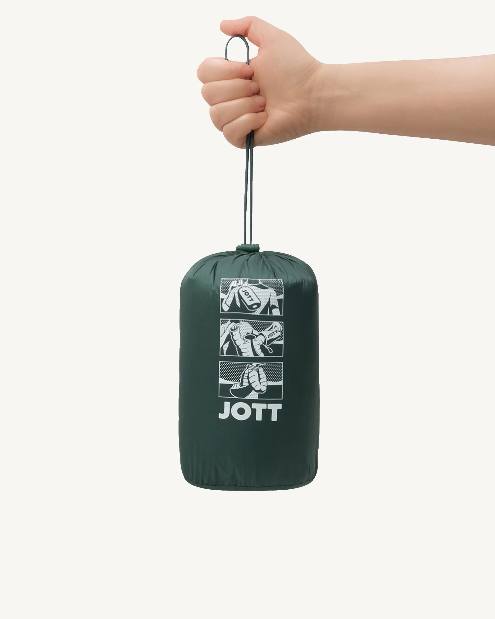 Children's lightweight hooded puffer jacket Red Hugo