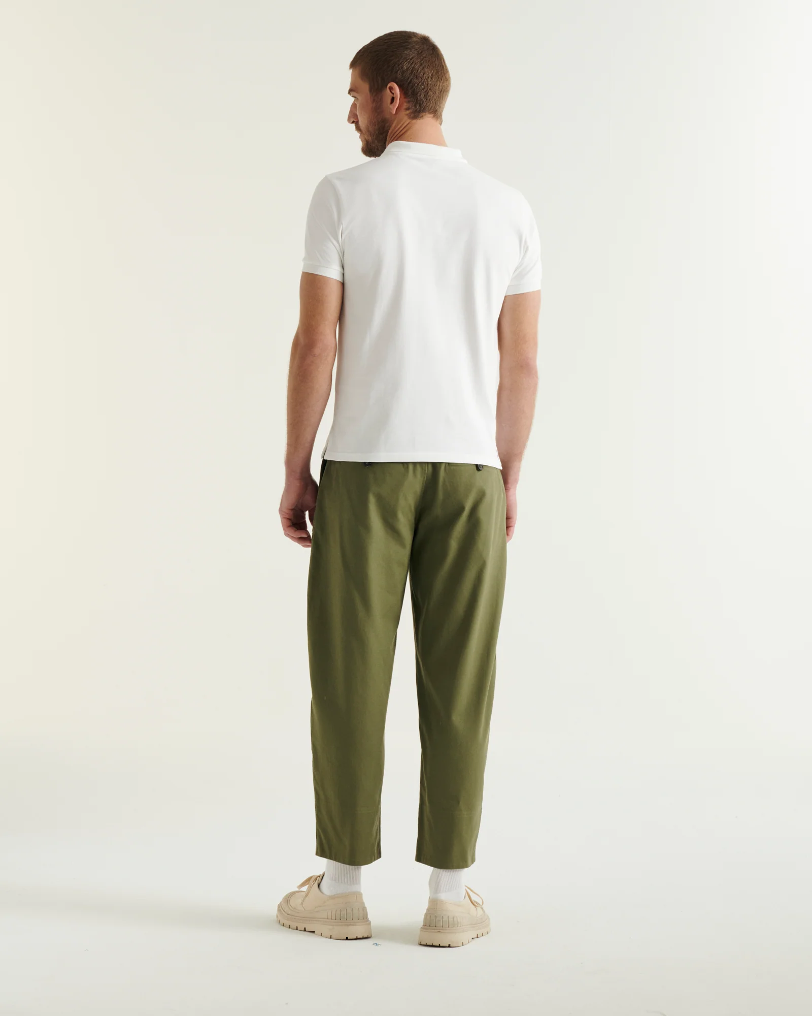 Polo shirt in organic cotton Army Marbella