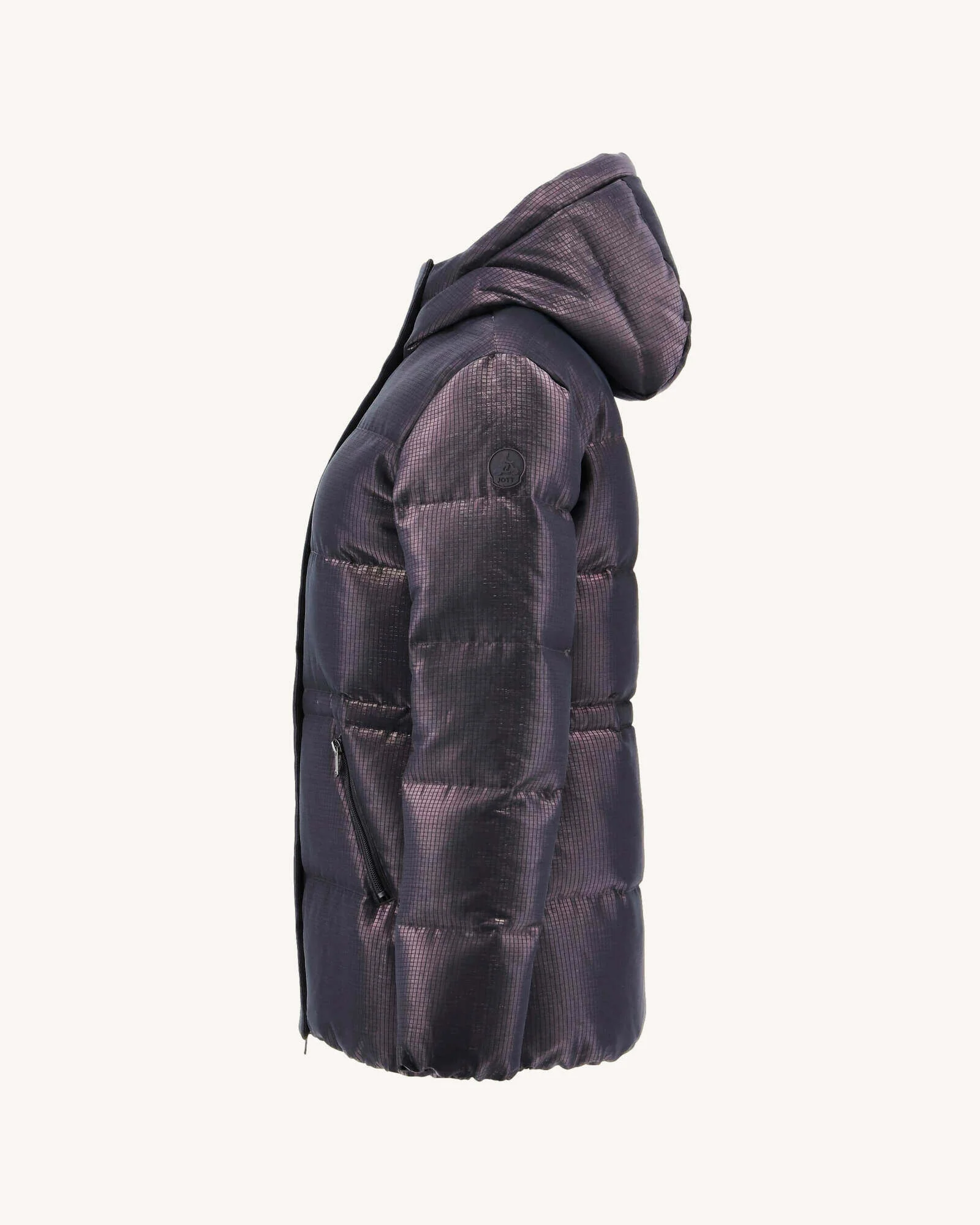Down jacket Grand Froid Christmas hoodie purple Laponi