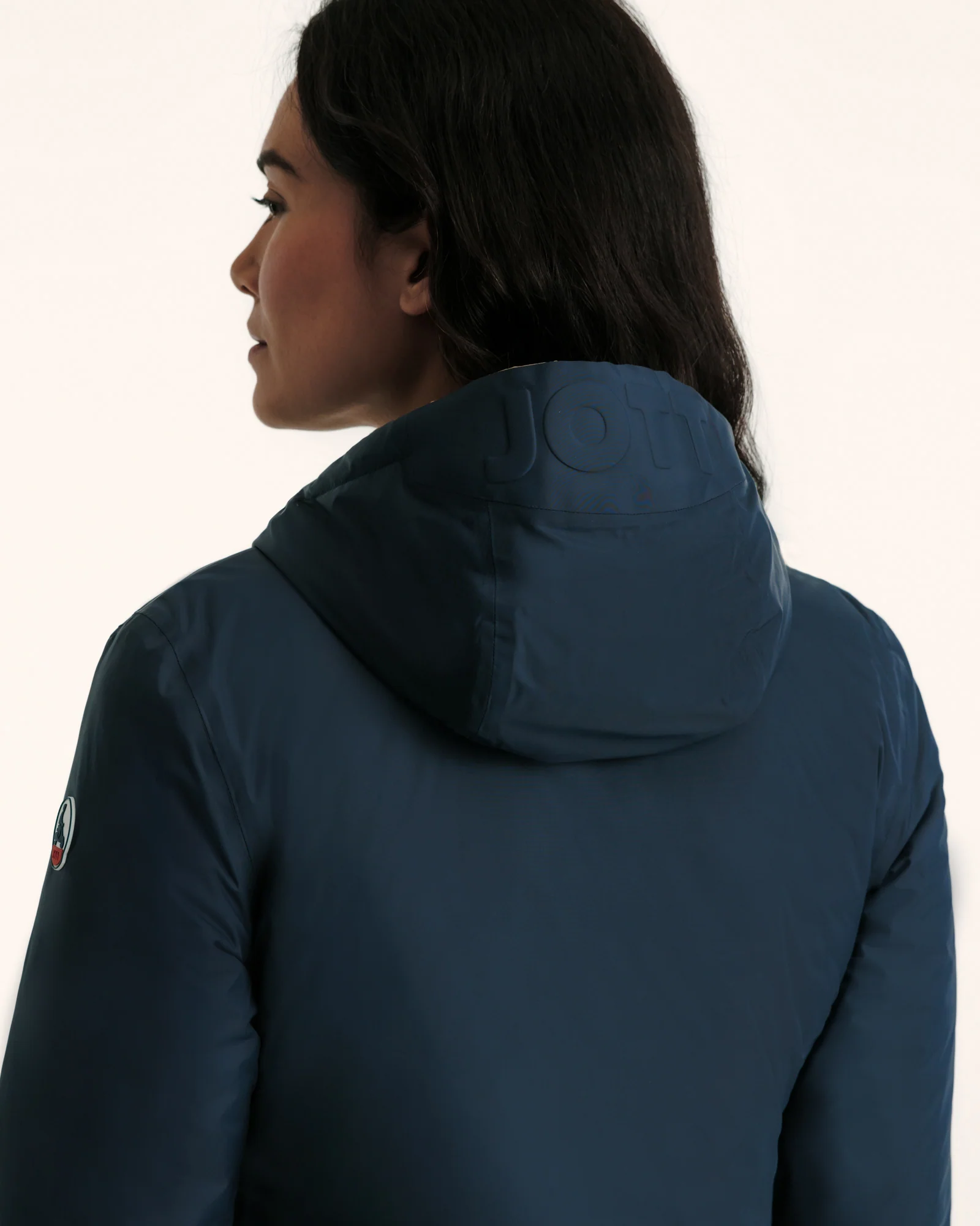 Down jacket reversible hooded Ultralight Marine/Beige Bangkok 2.0
