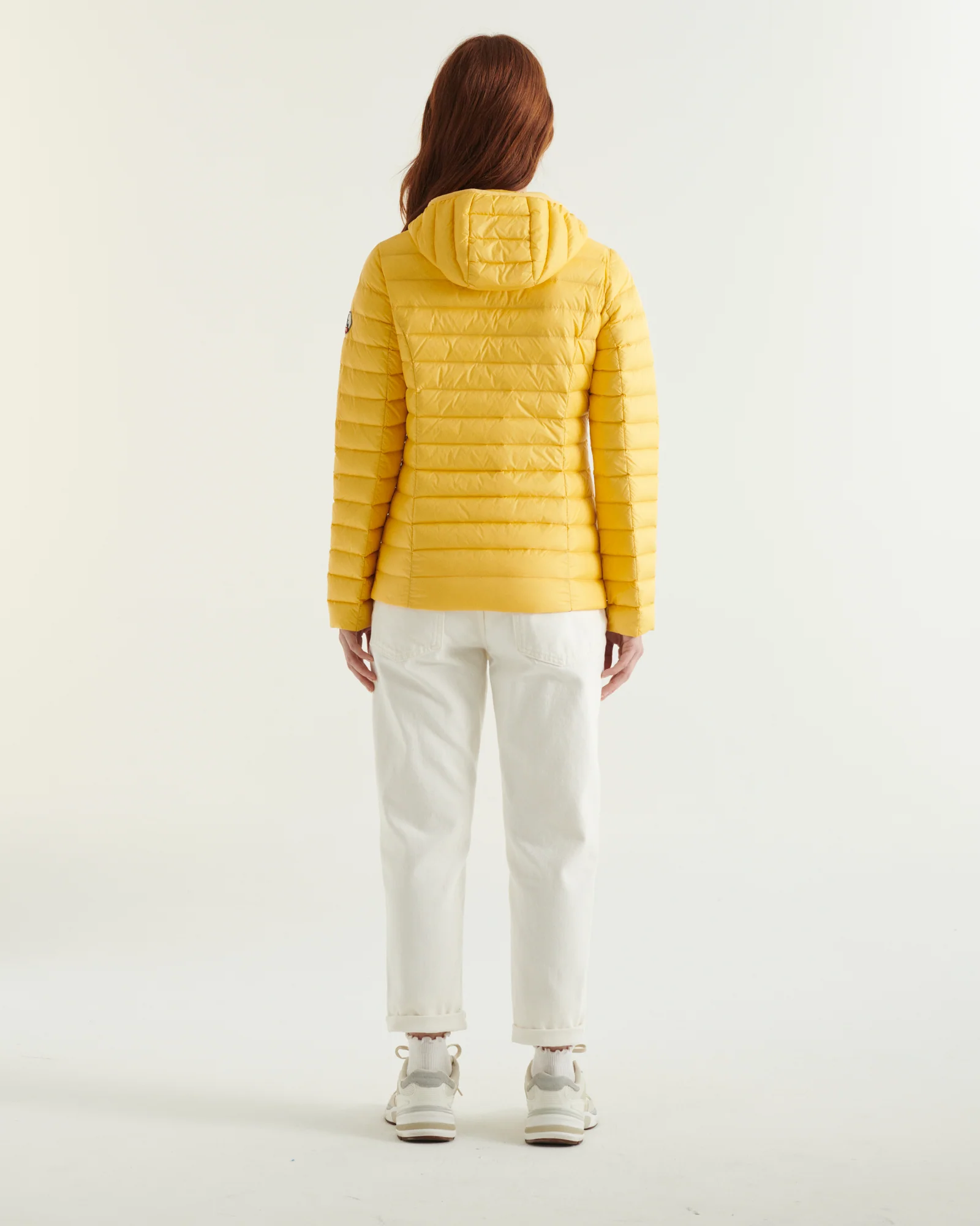 Lightweight hooded down jacket Aubergine Cloe