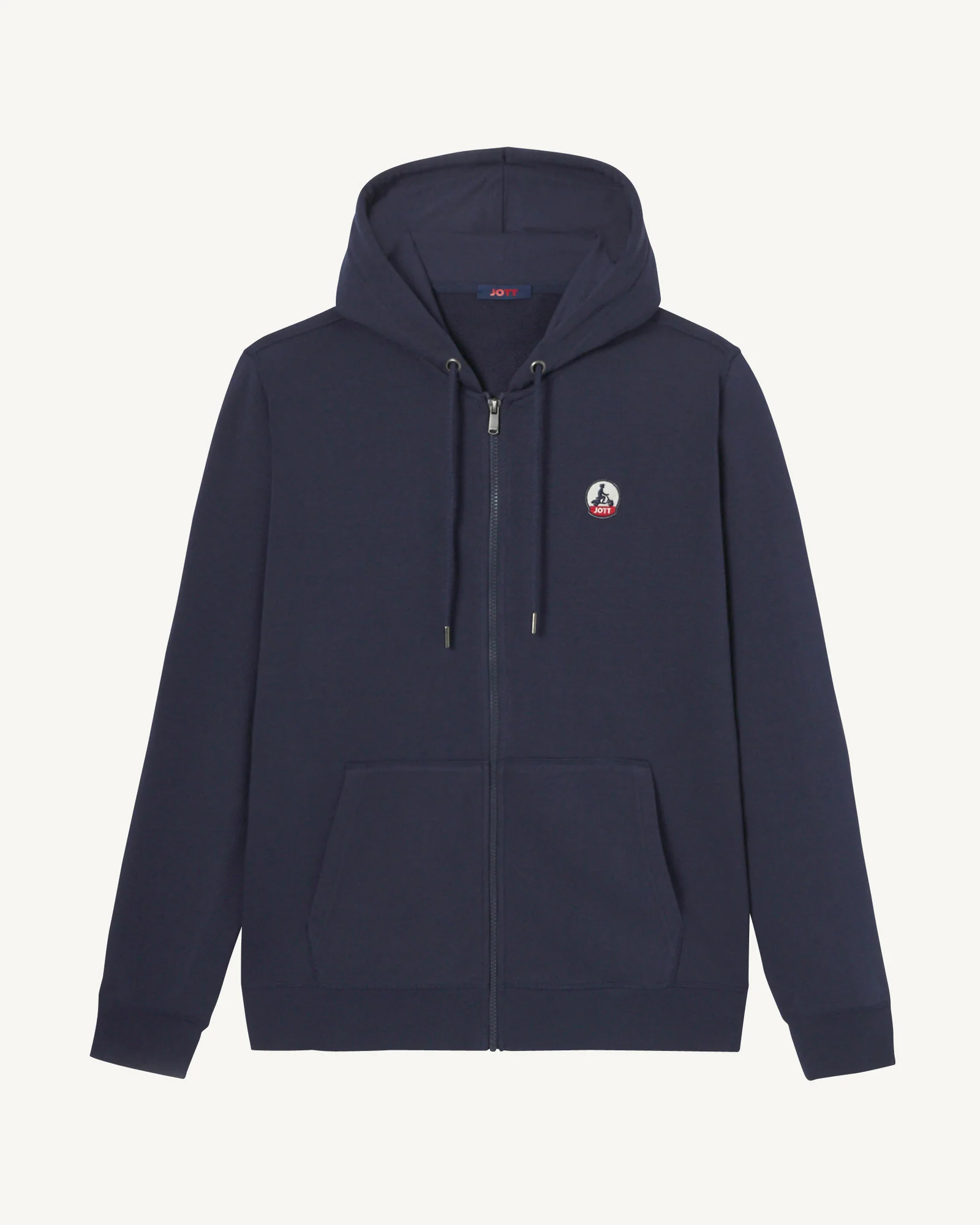 Hooded sweatshirt in organic cotton Marine Mexico 2.0